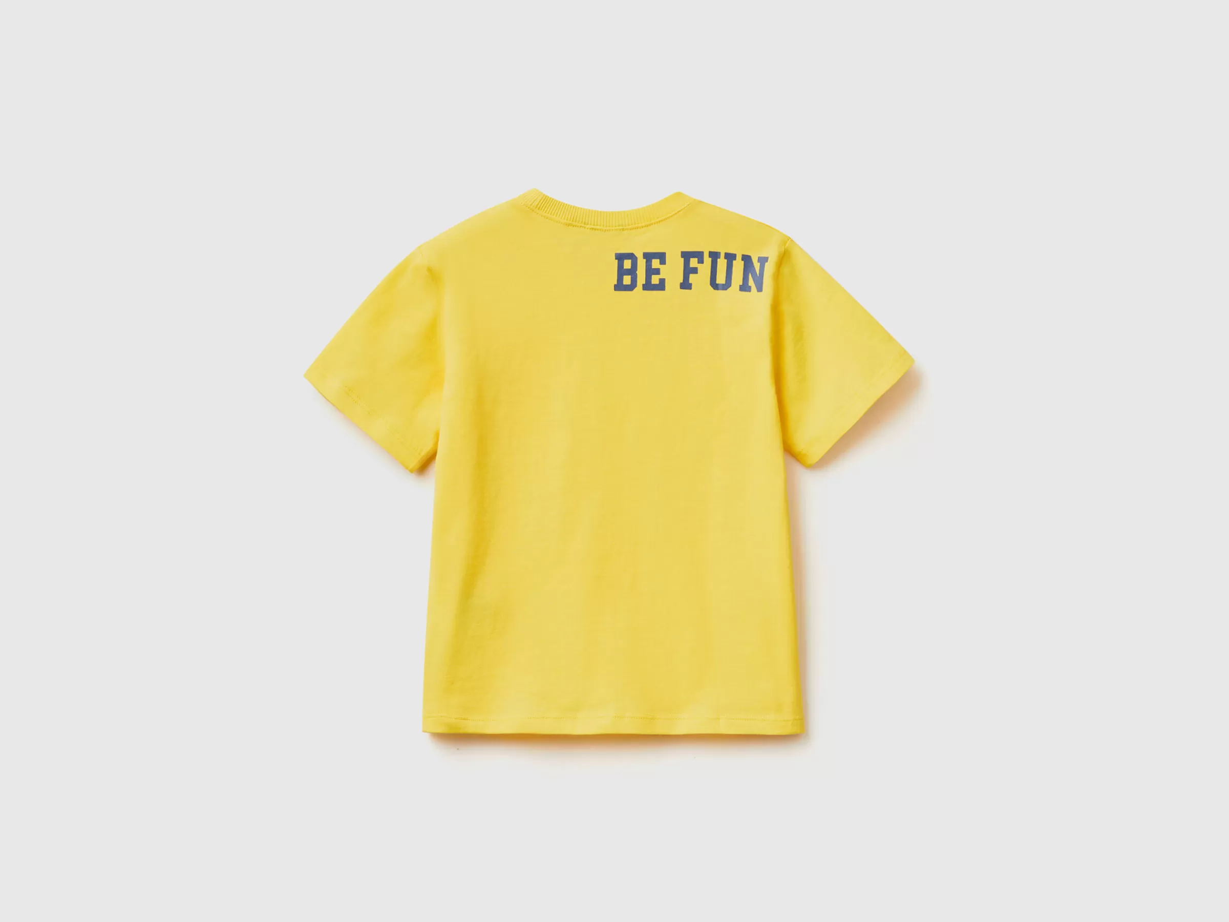 100% Cotton T-Shirt With Pocket^Benetton Online