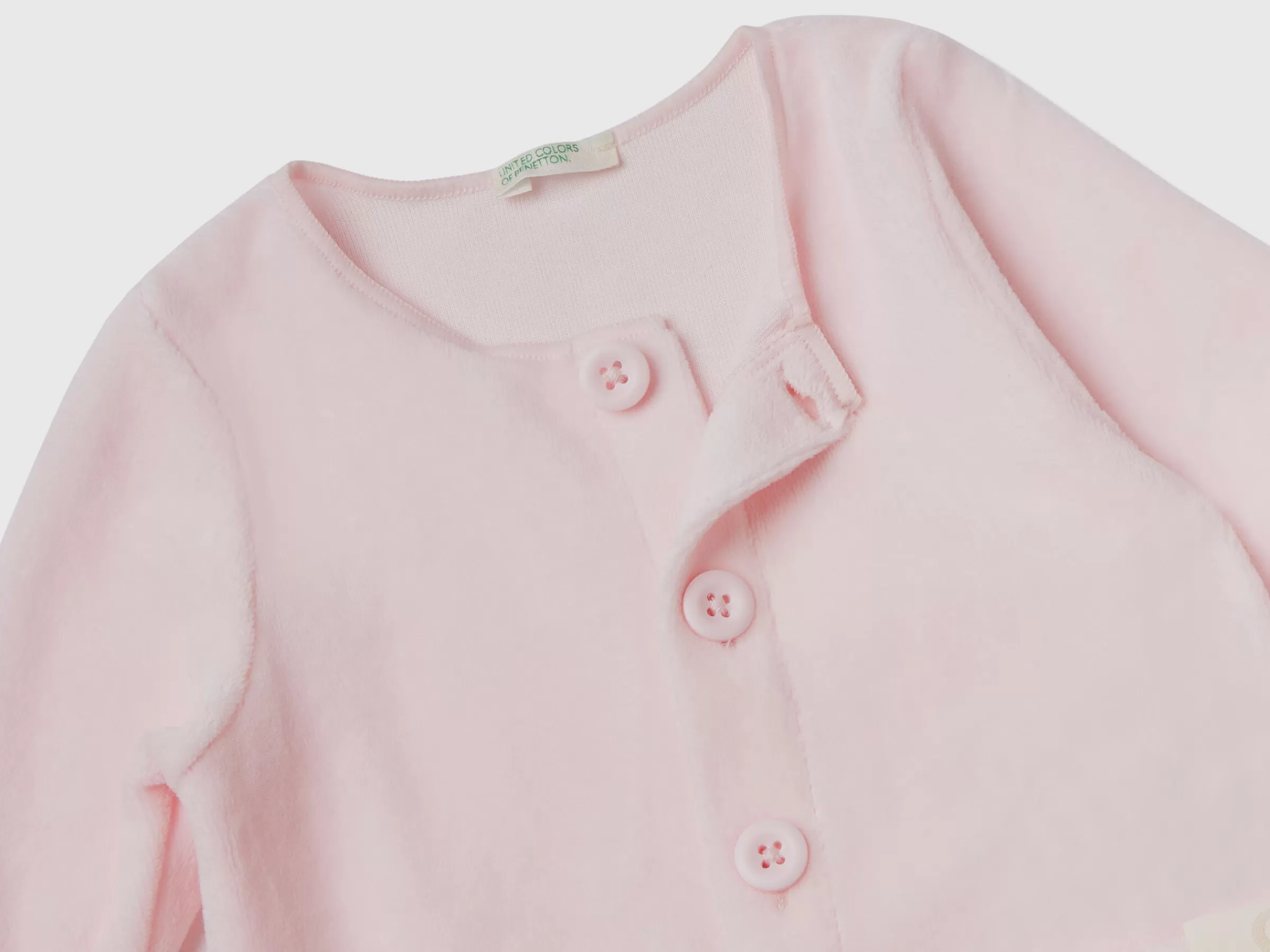 Babygrow Em Chenille Com Bolsos^Benetton Shop