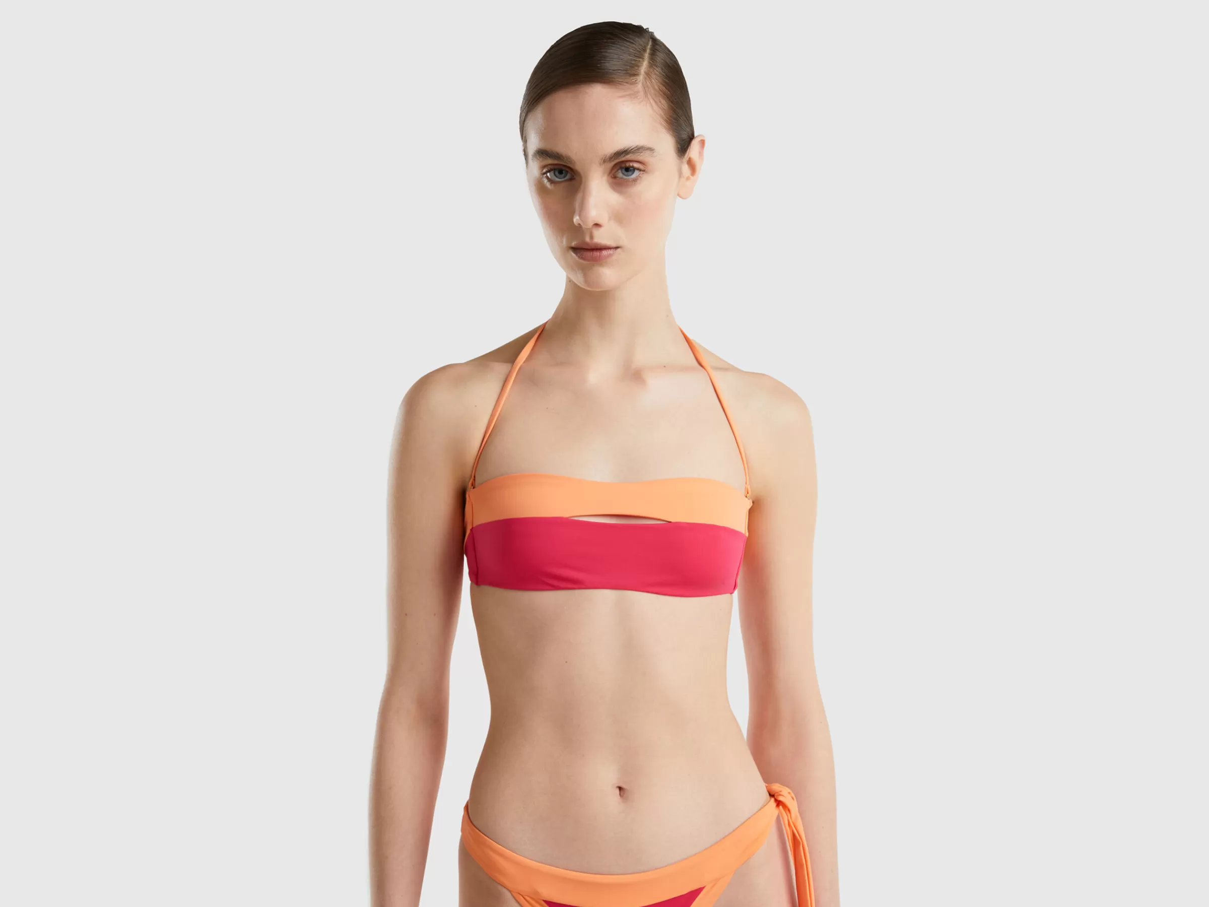 Bandeau De Banho Em Econyl® Com Abertura^Benetton Flash Sale