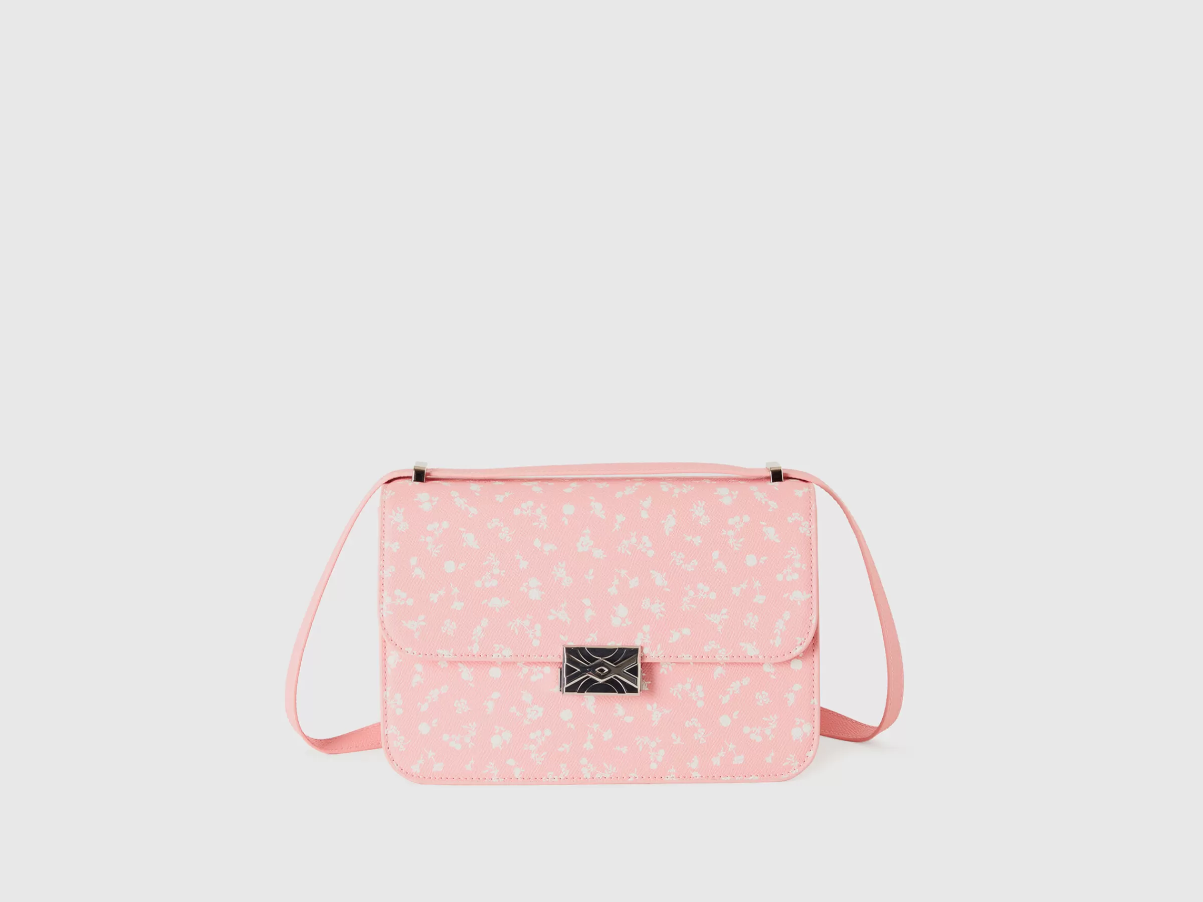 Be Bag Grande Rosa Padrao As Flores^Benetton Fashion