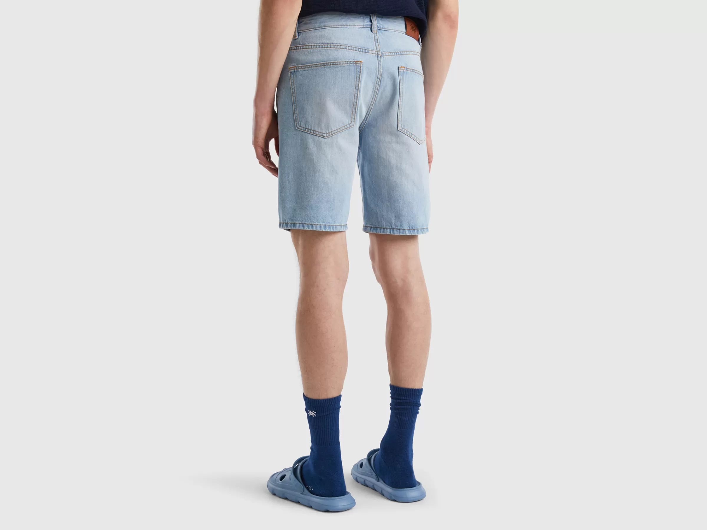 Bermudas Cinco Bolsos De Jeans^Benetton Online