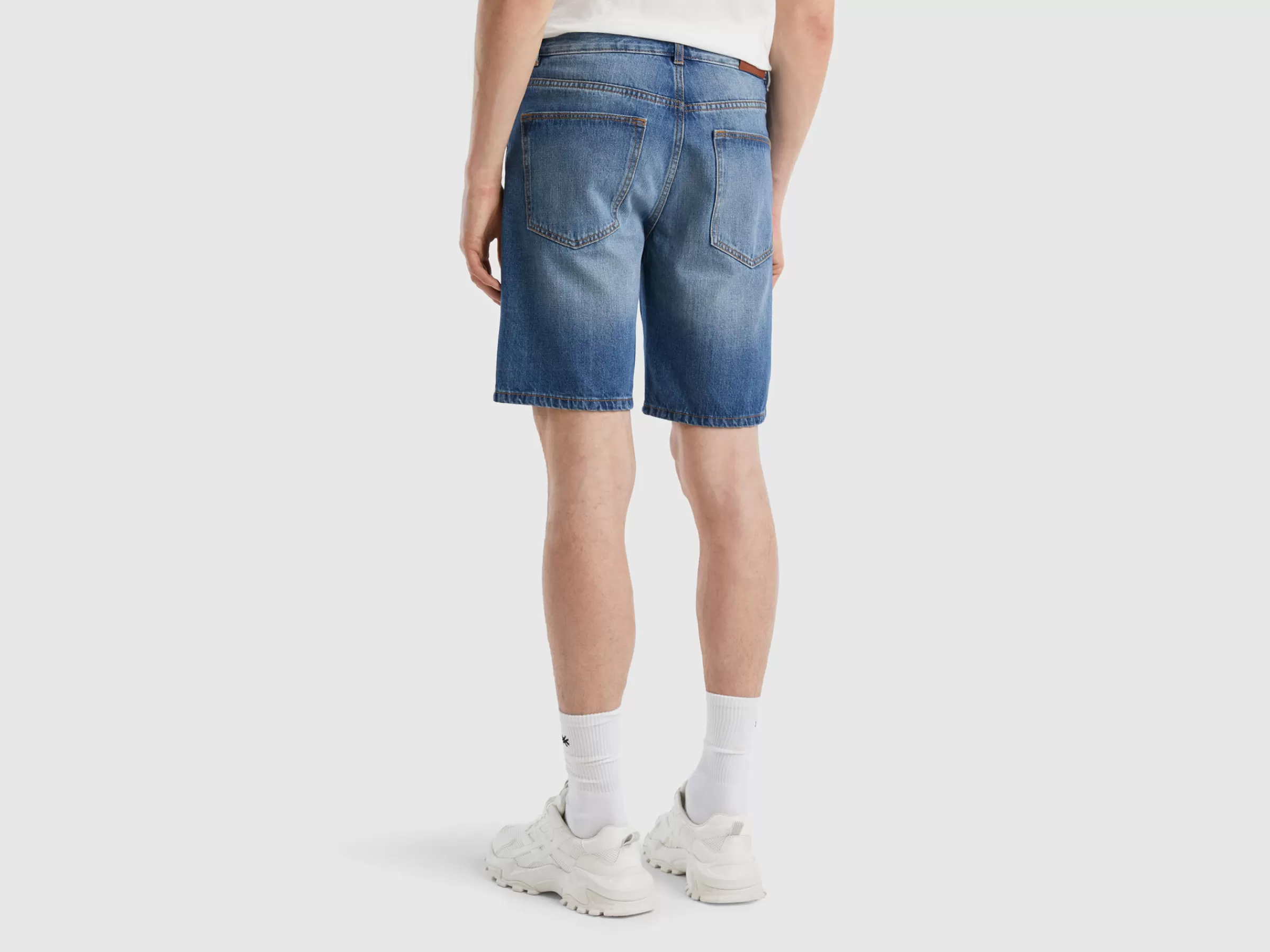 Bermudas Cinco Bolsos De Jeans^Benetton Hot