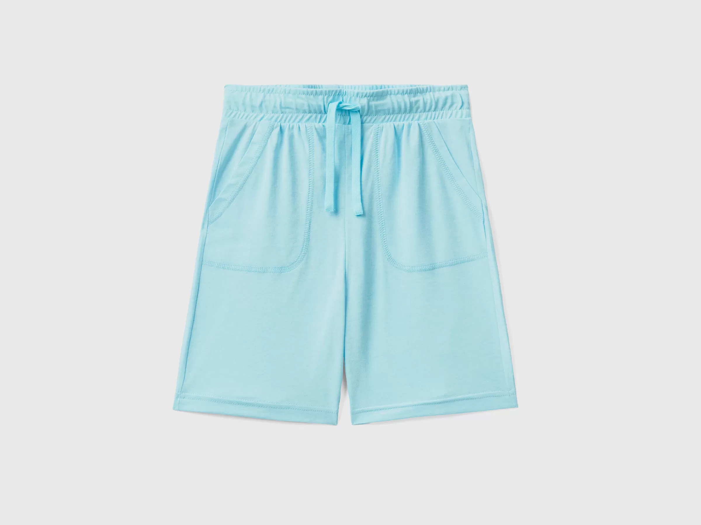 Bermudas Com Bolsos Em Tecido Reciclado^Benetton Flash Sale