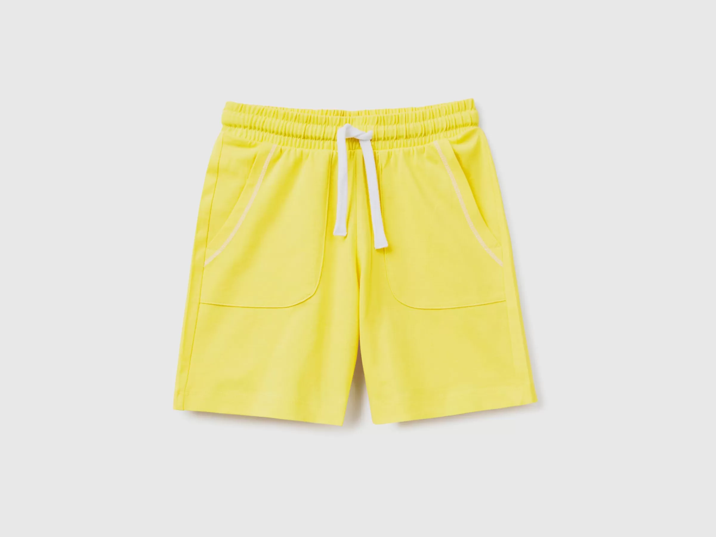 Bermudas Com Cordao De Ajuste Regular Fit^Benetton Store