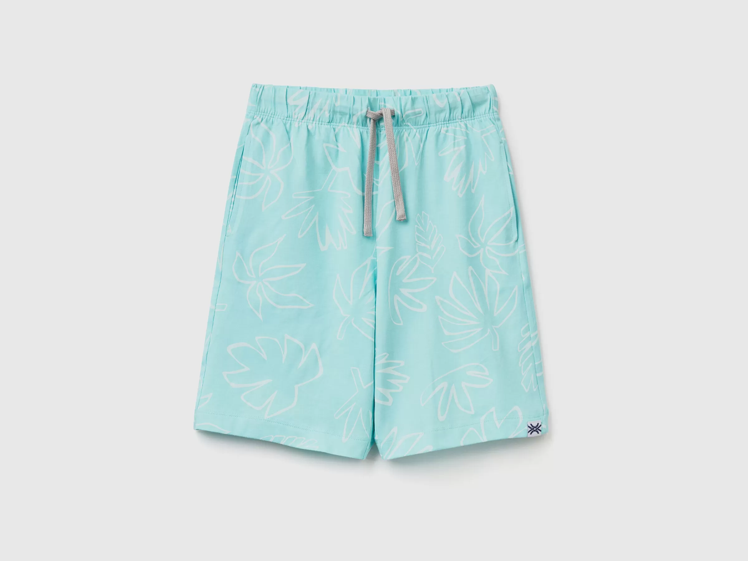 Bermudas Com Estampa Exotica^Benetton Flash Sale