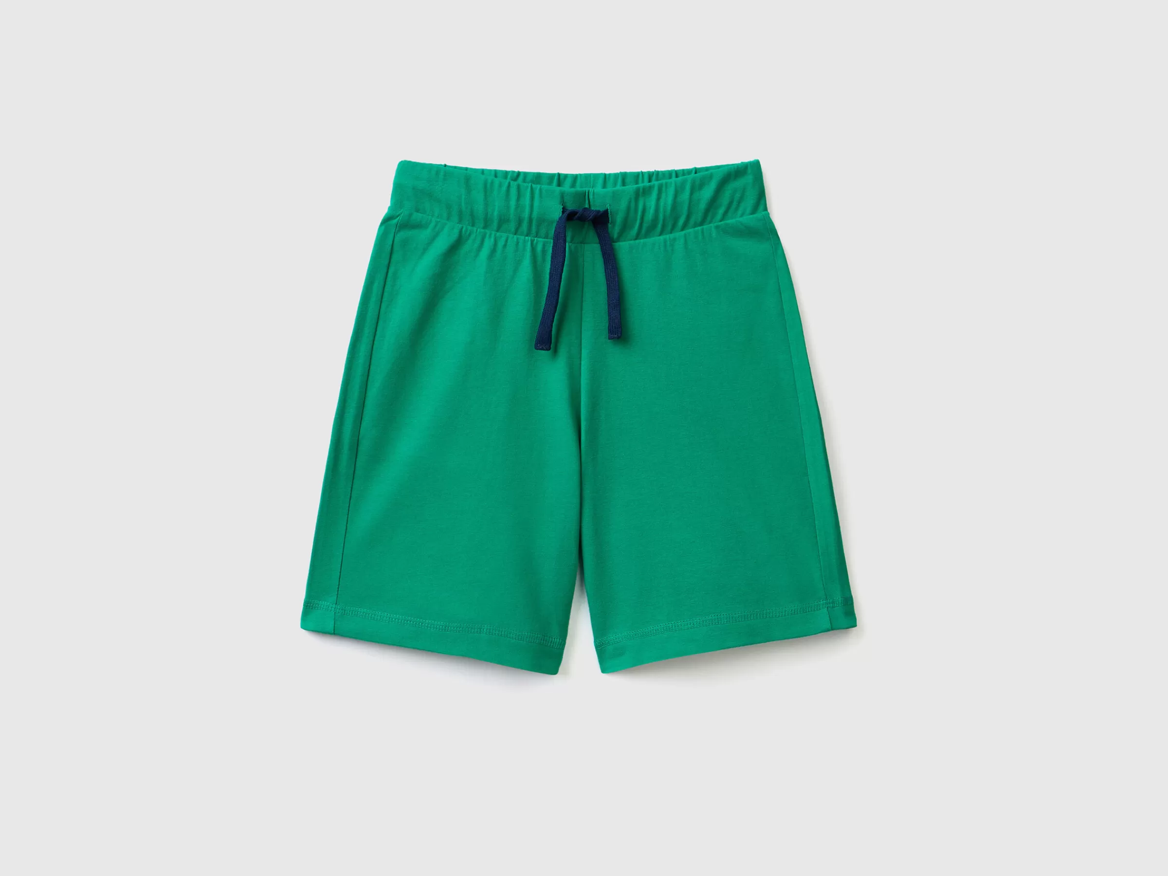 Bermudas Em 100% Algodão^Benetton Hot