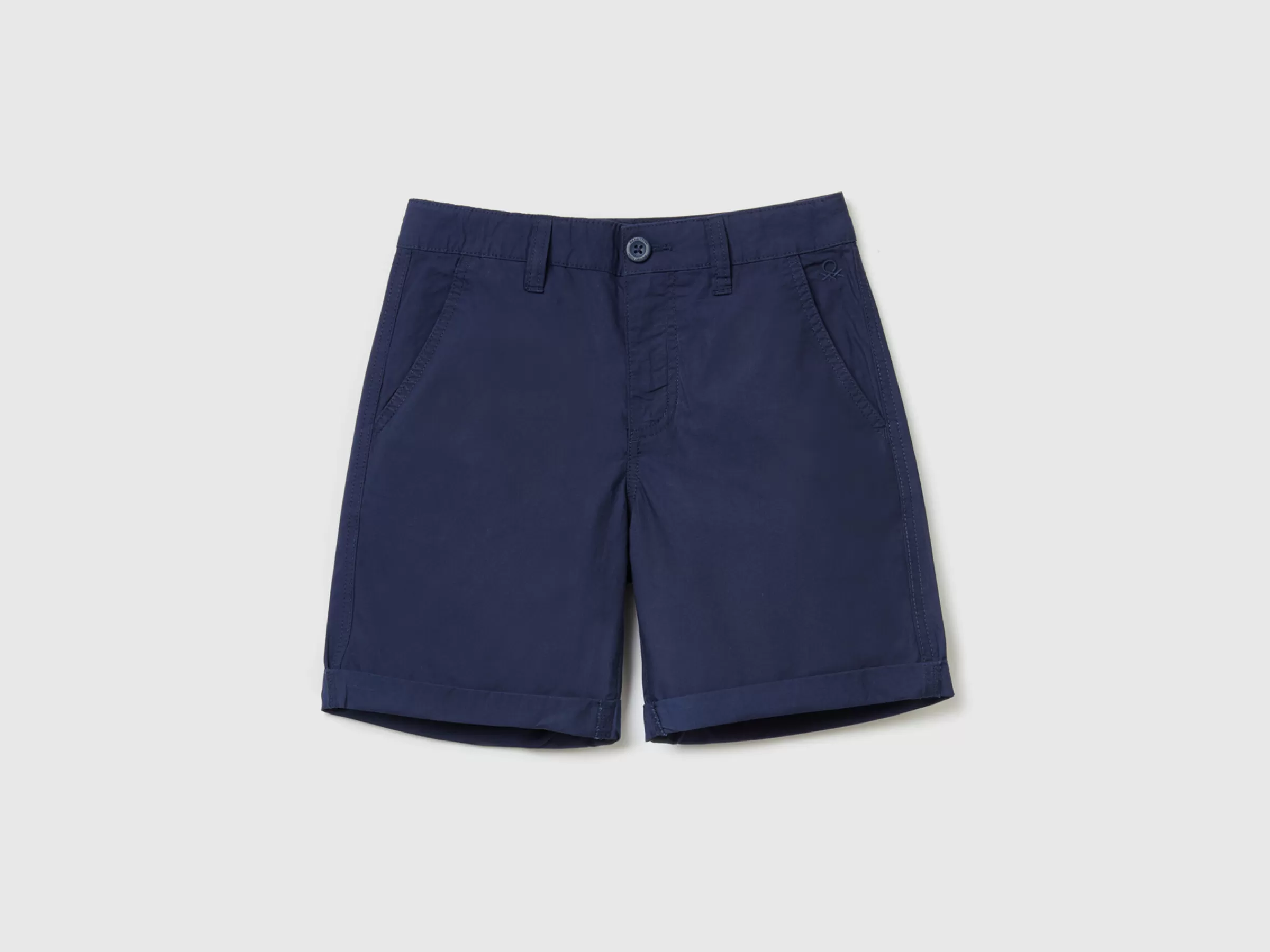 Bermudas Em Algodão Puro^Benetton Best Sale