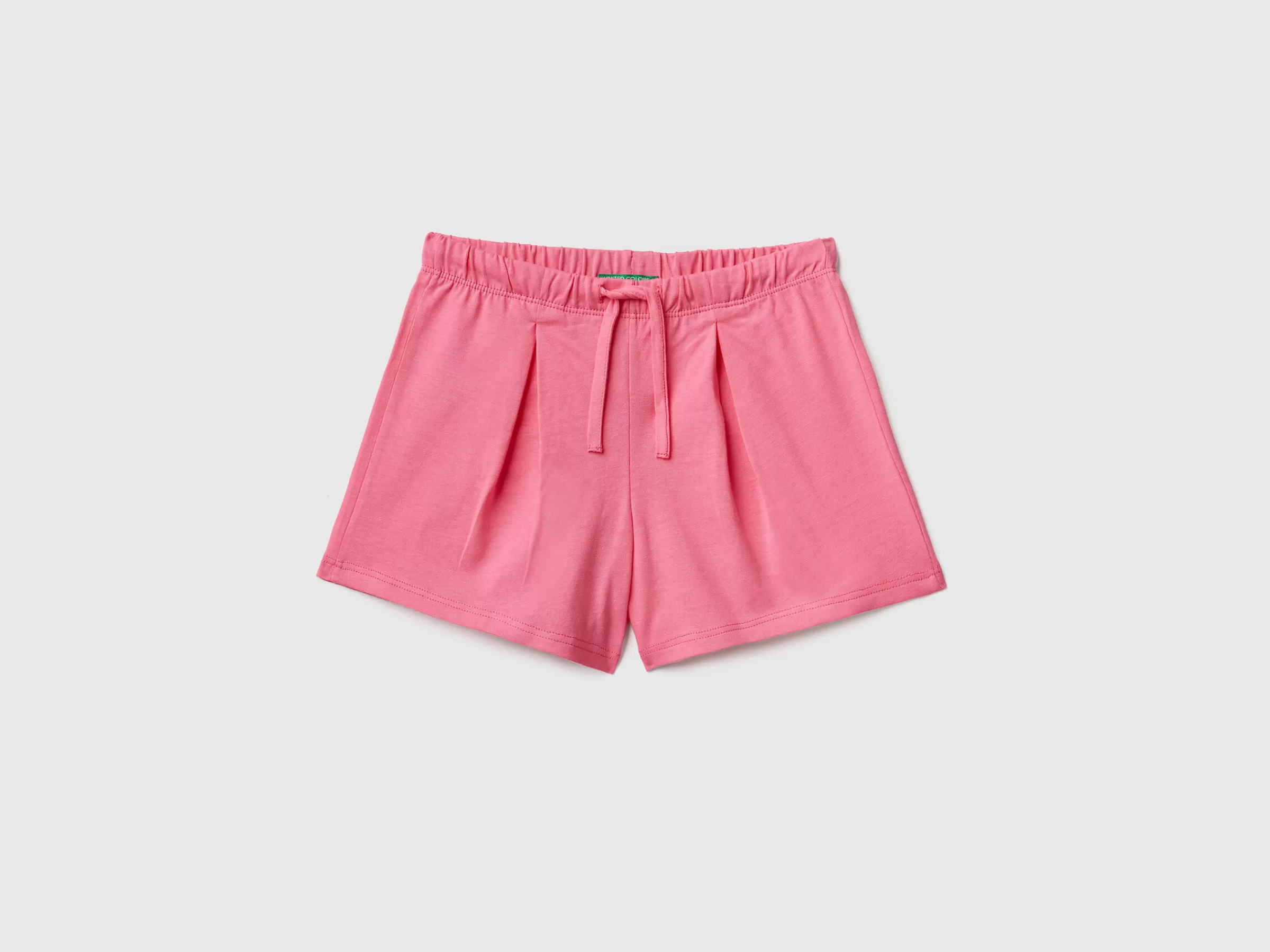 Bermudas Em Algodão Puro^Benetton Cheap