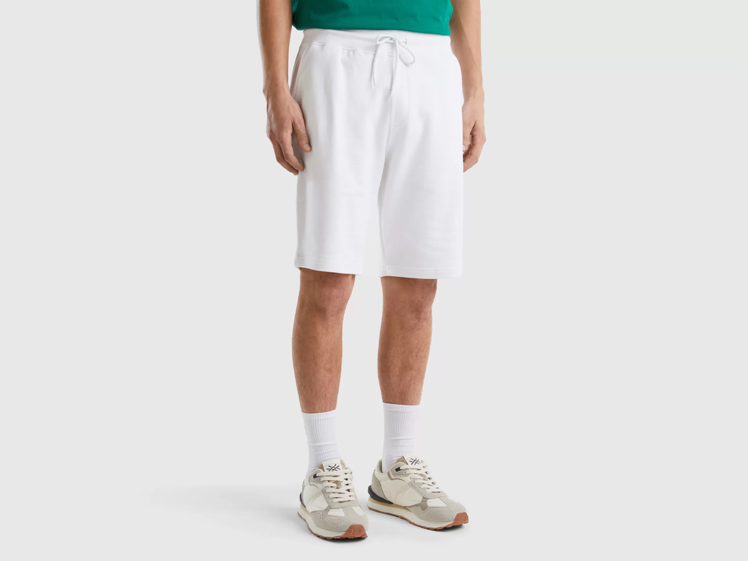 Bermudas Em Felpo 100% Algodão^Benetton Best Sale