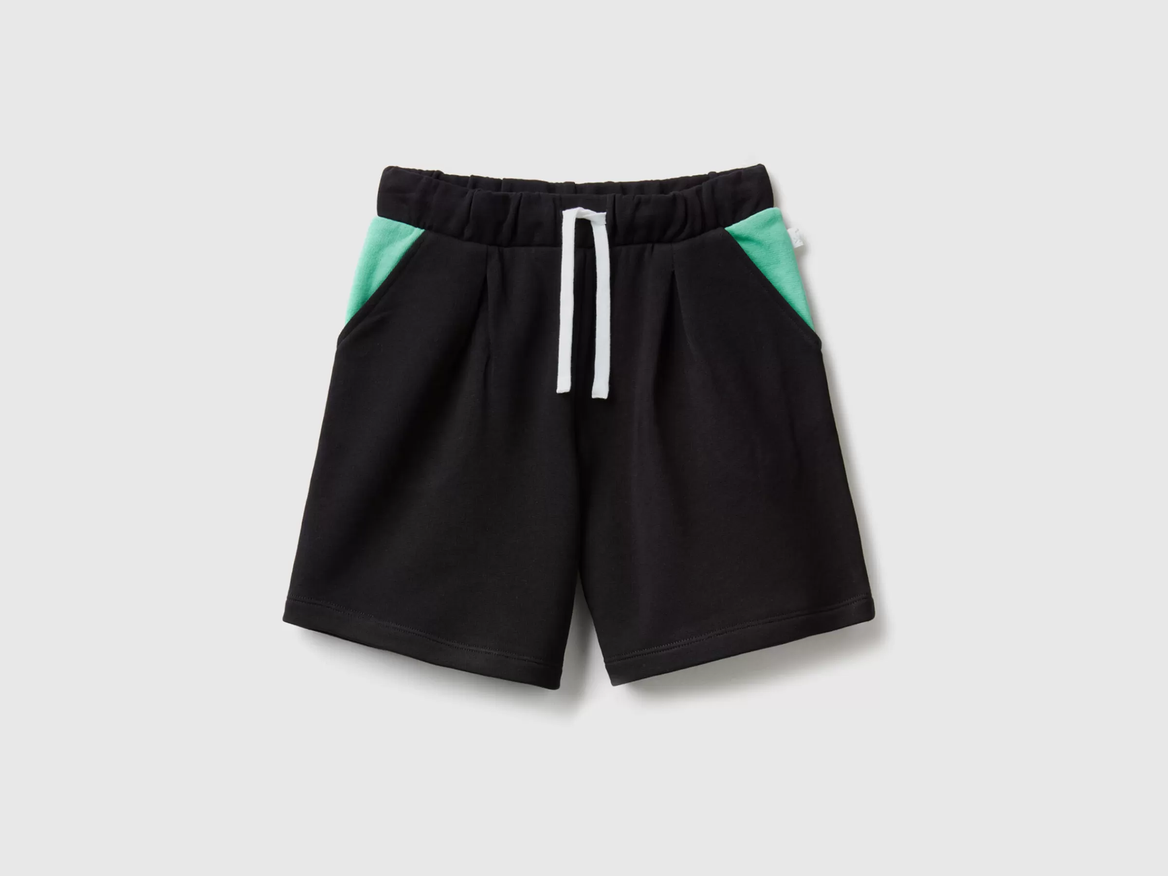 Bermudas Em Felpo 100% Algodão^Benetton Best