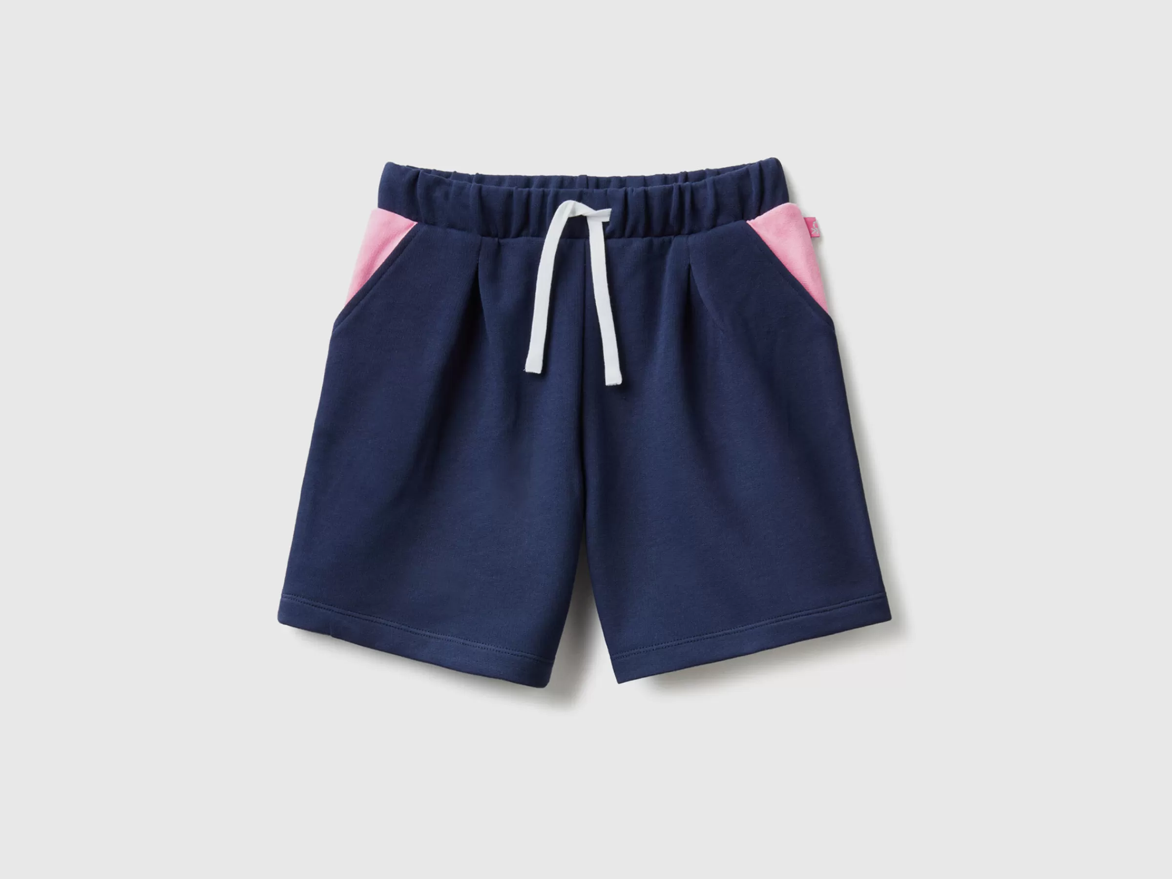 Bermudas Em Felpo 100% Algodão^Benetton Flash Sale