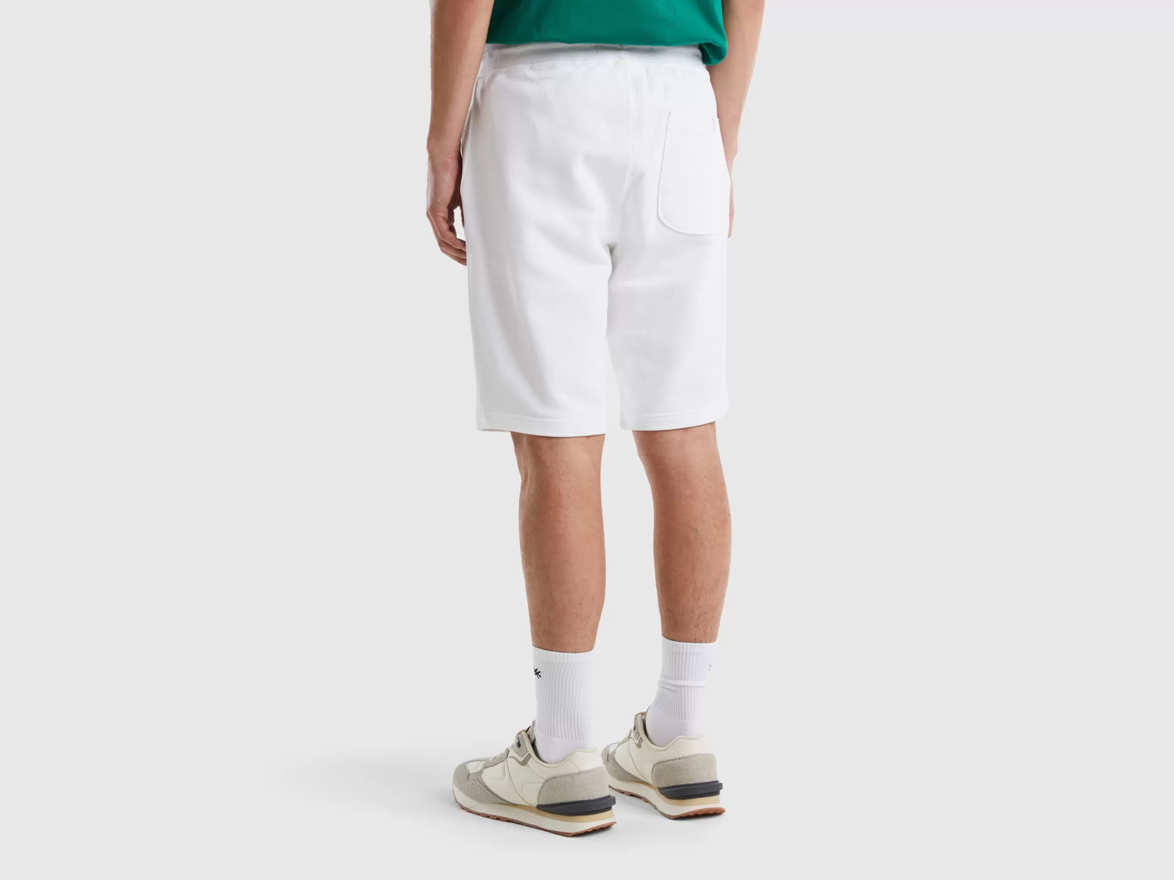 Bermudas Em Felpo 100% Algodão^Benetton Best Sale