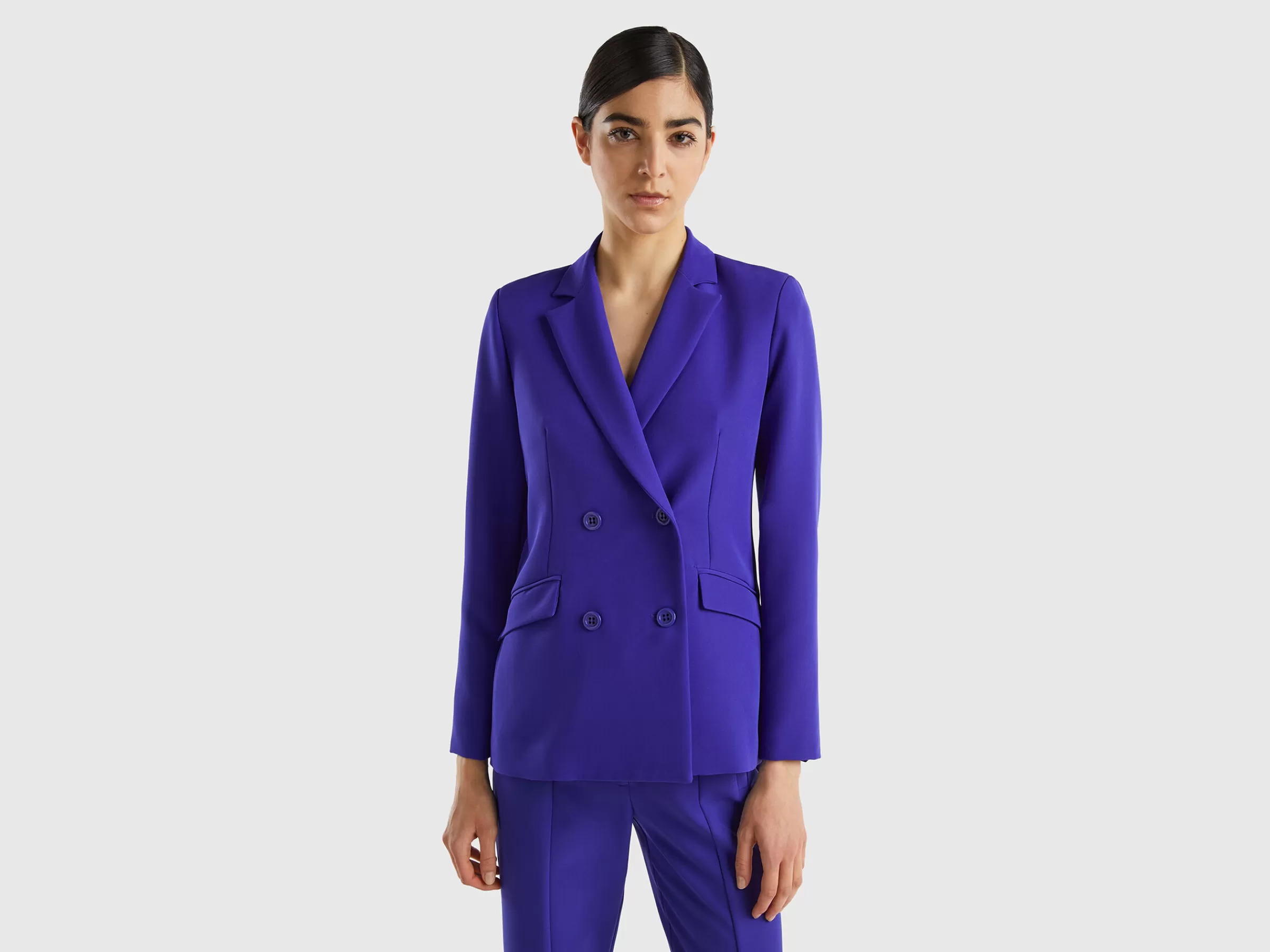 Blazer De Abotoadura Dupla^Benetton Best Sale