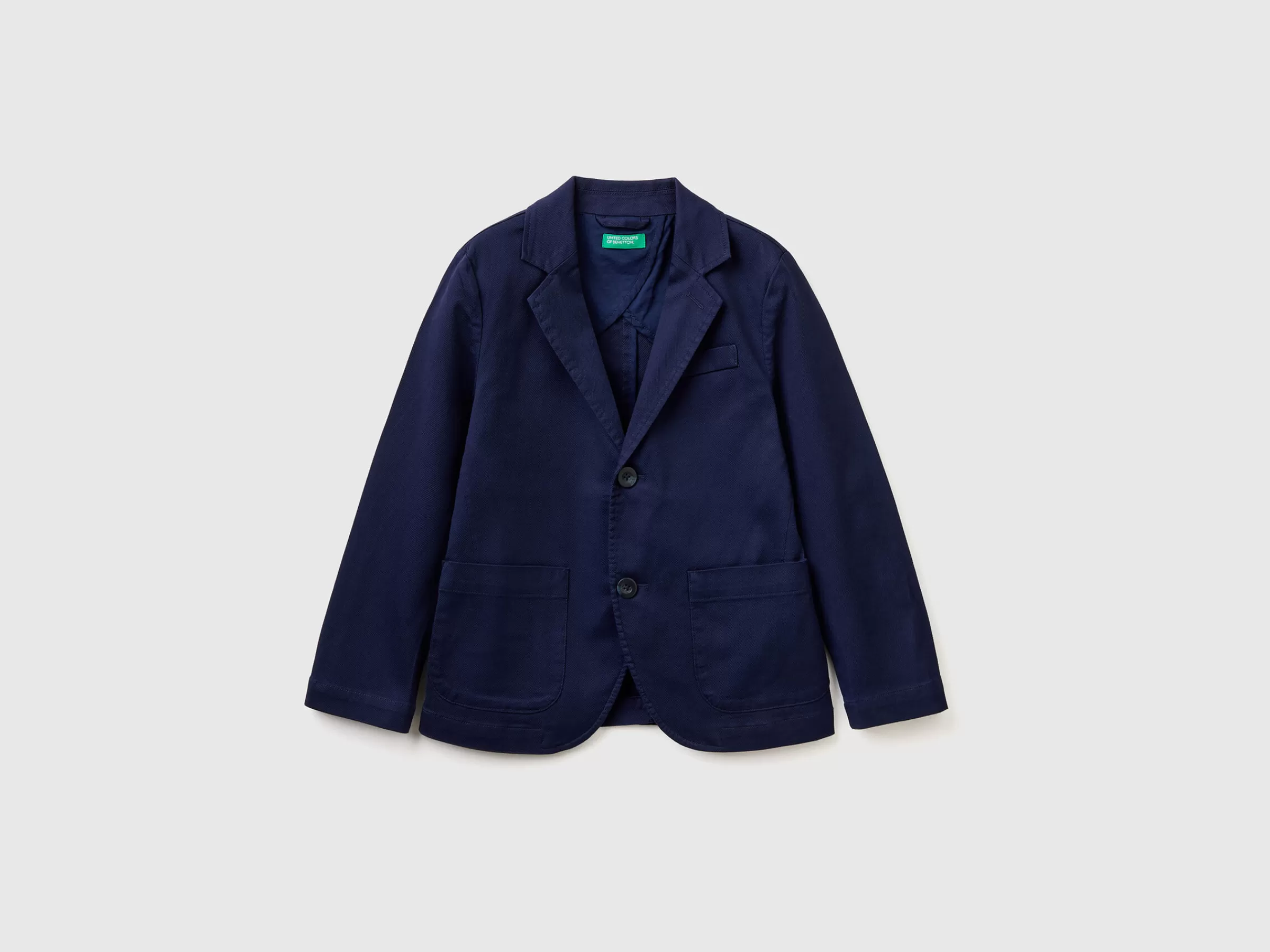 Blazer Em Algodão Elastico^Benetton Discount