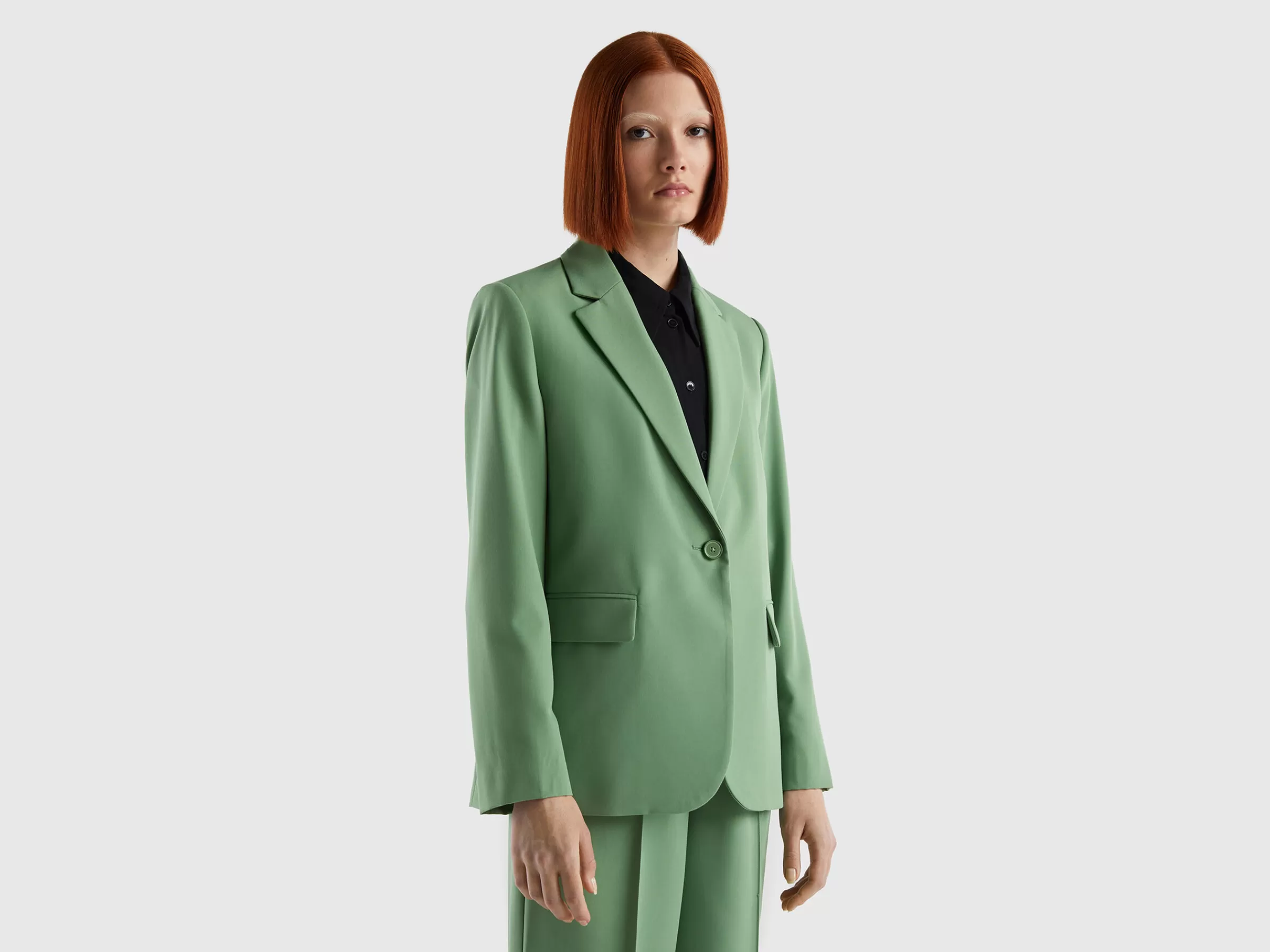 Blazer Fluido Forrado^Benetton Shop