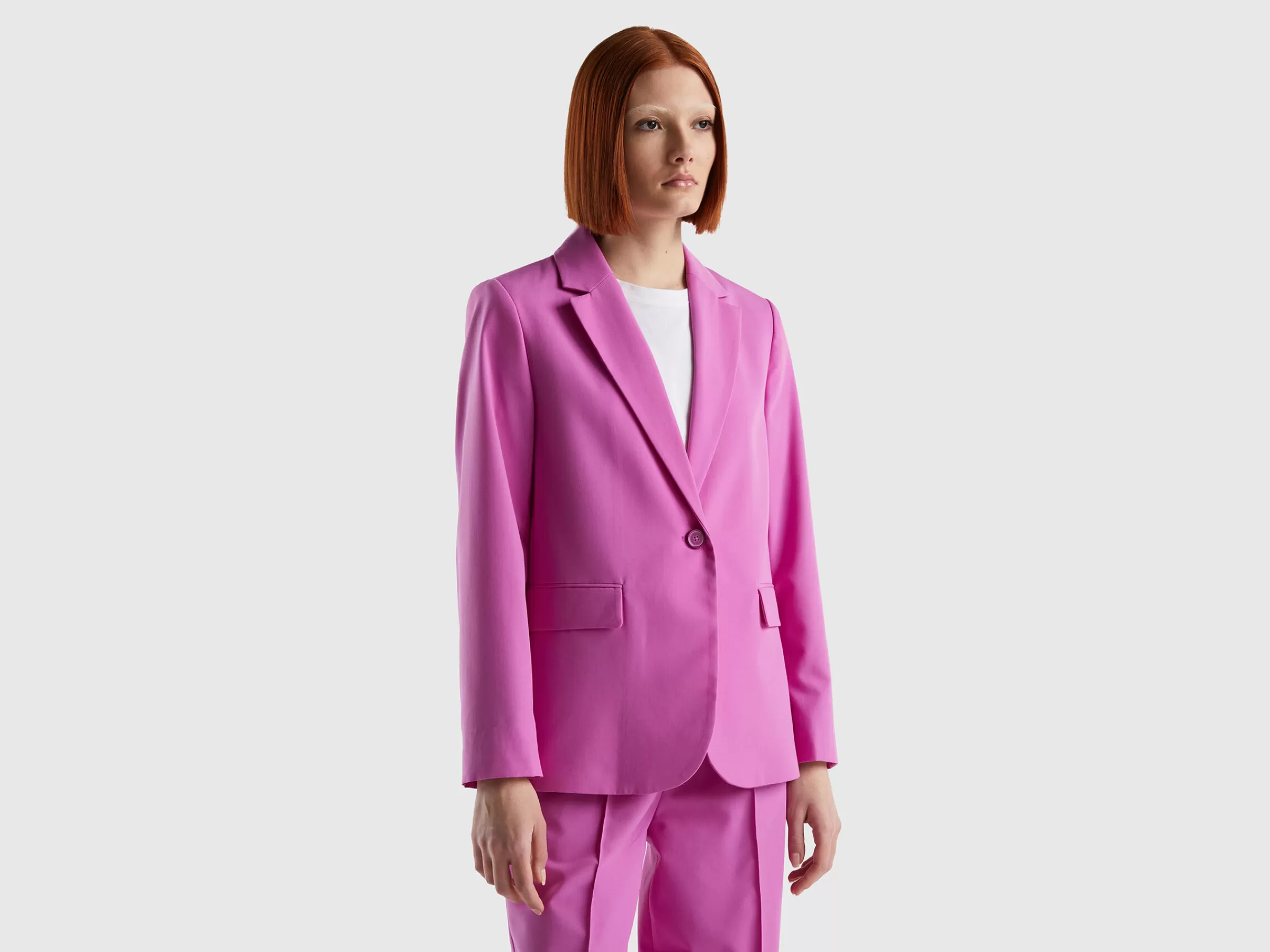 Blazer Fluido Forrado^Benetton Online