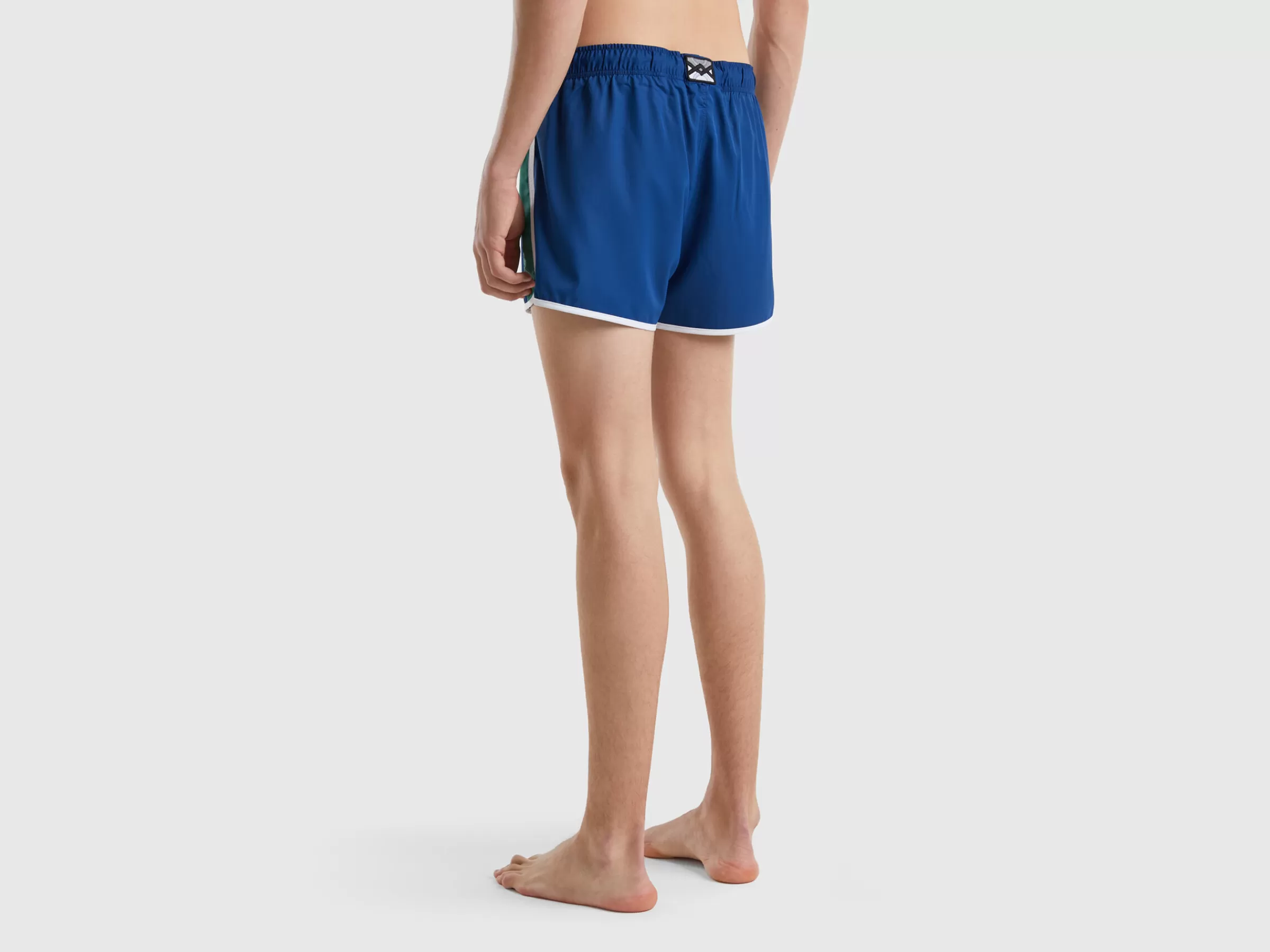 Boxers De Banho Com Faixas Laterais^Benetton Best Sale