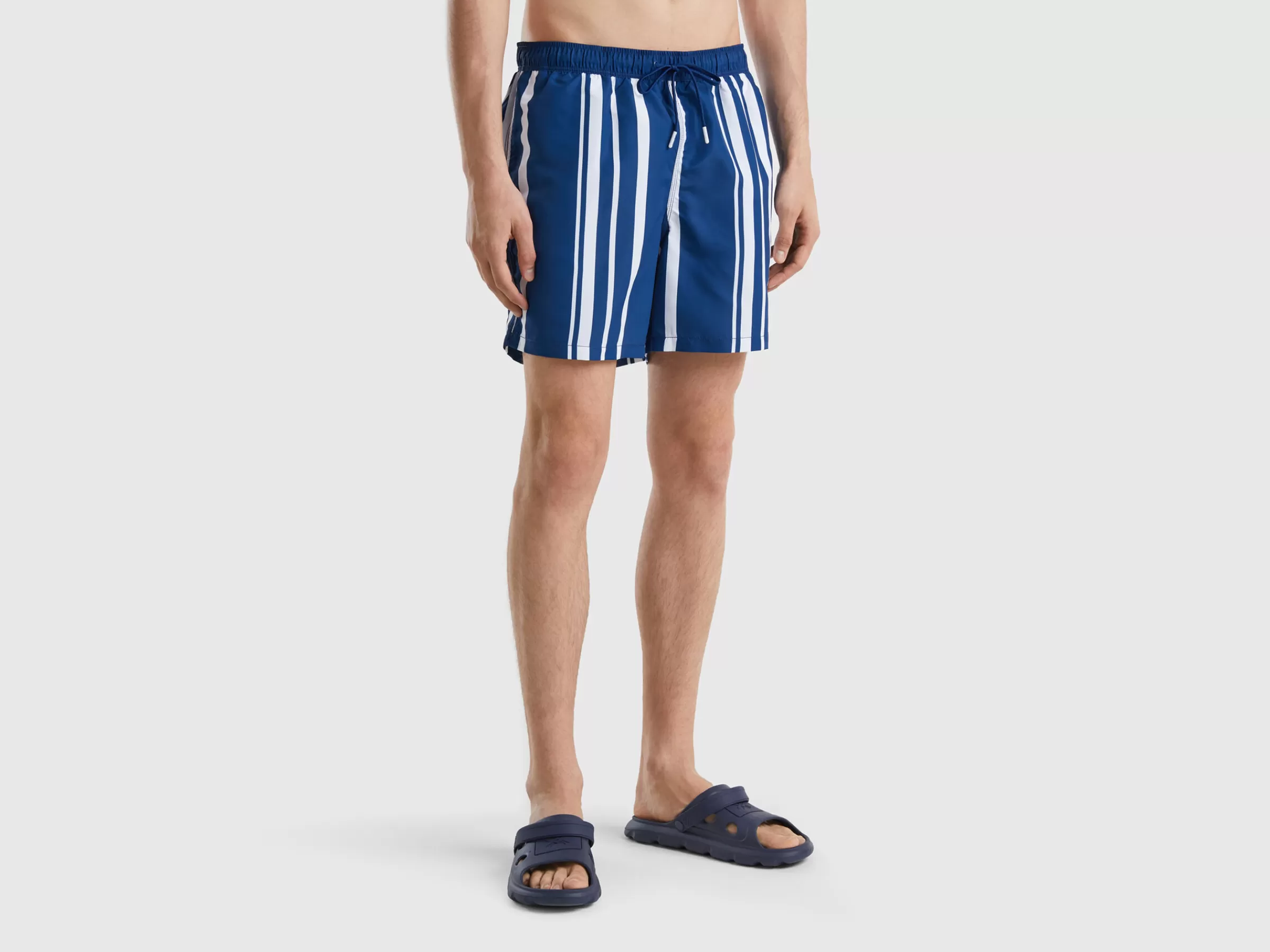 Boxers De Banhoas Riscas^Benetton Fashion