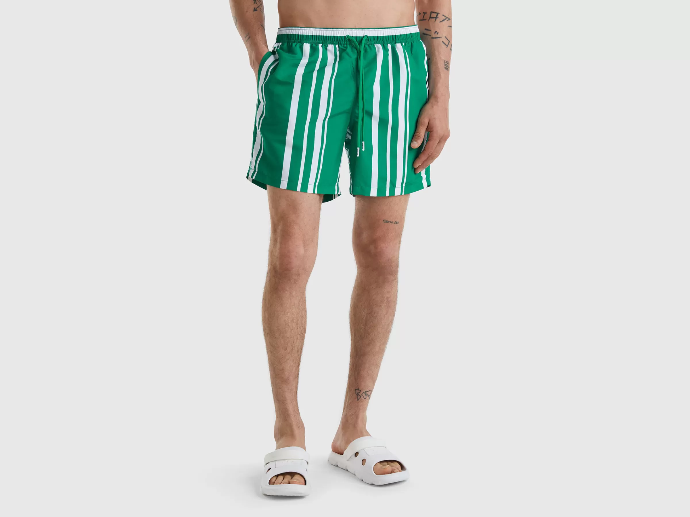 Boxers De Banhoas Riscas^Benetton Store