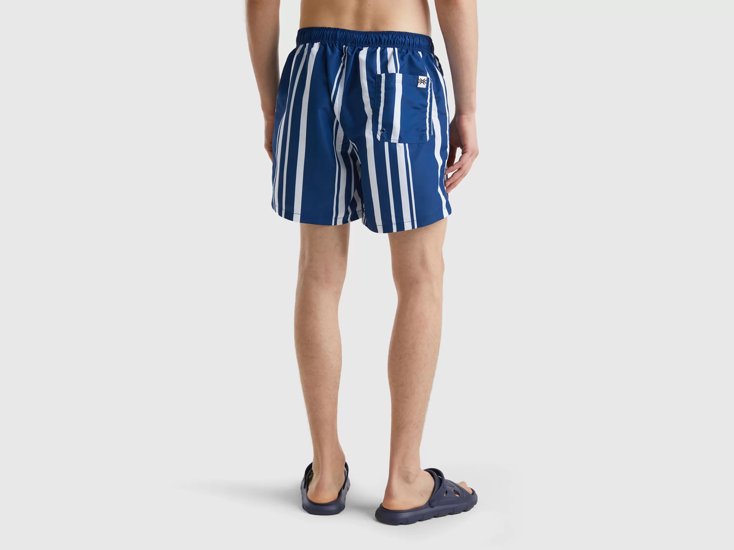 Boxers De Banhoas Riscas^Benetton Fashion