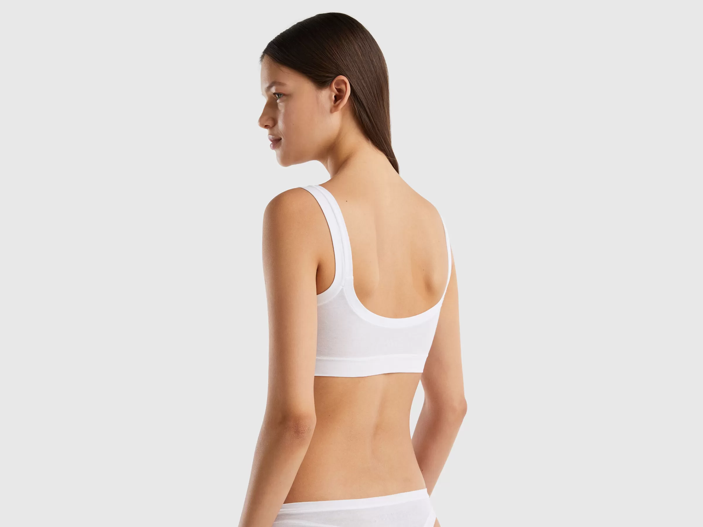 Brassiere De Algodão Organico Super Stretch^Benetton Store