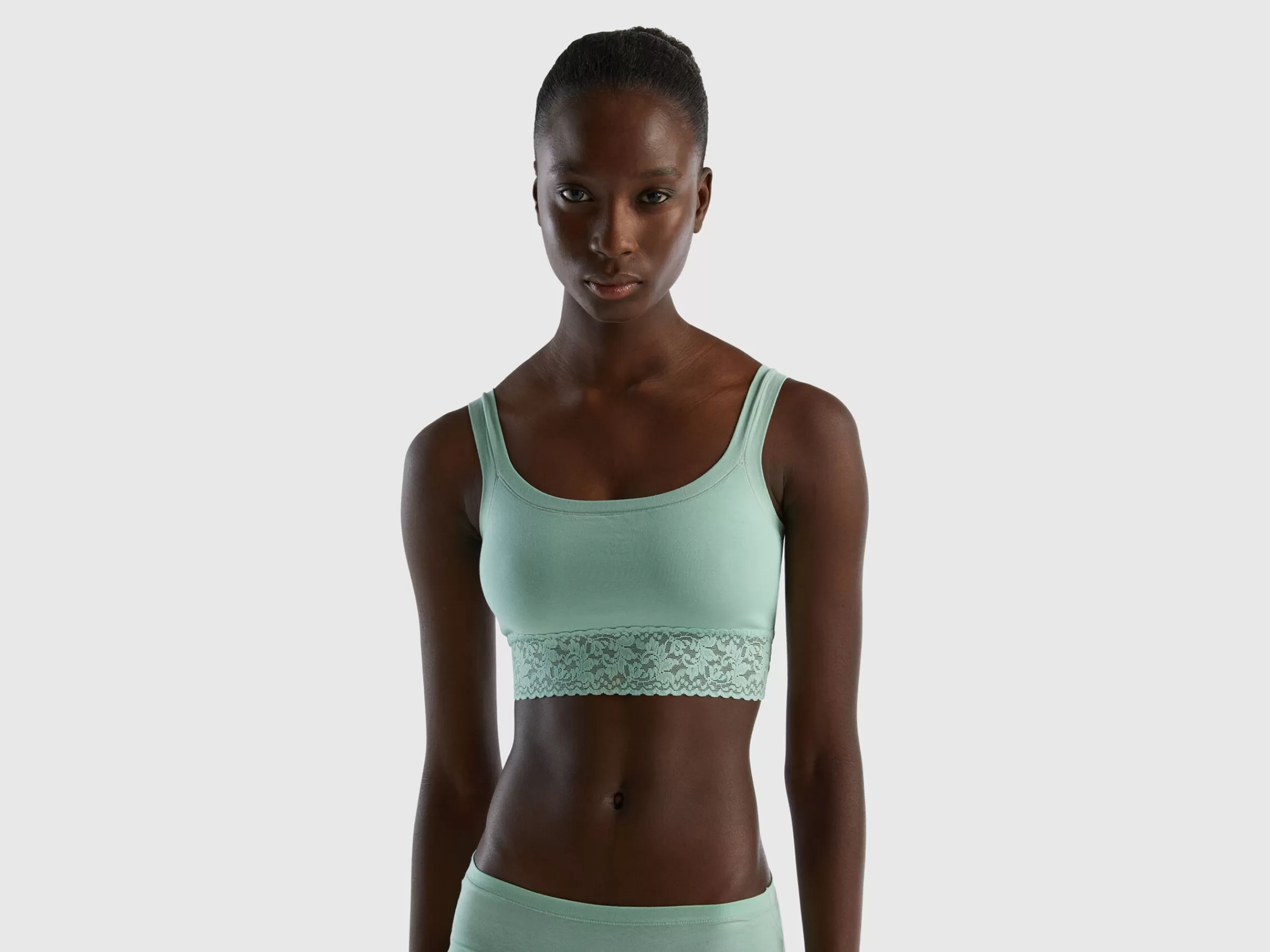 Brassiere Em Algodão Organico Super Stretch^Benetton Store