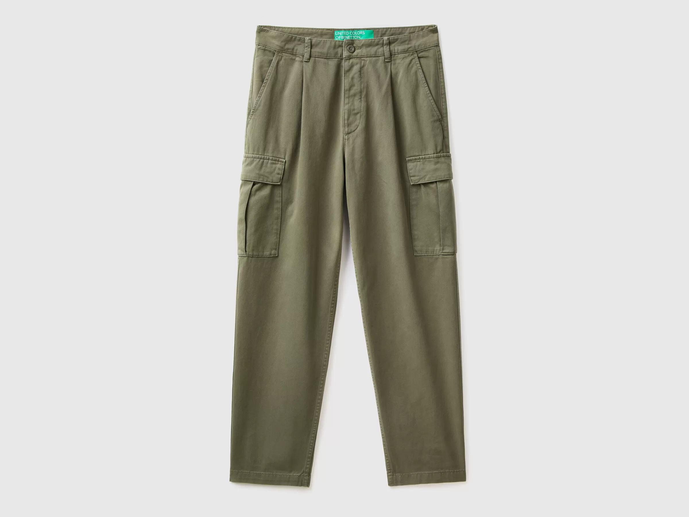 Calças Cargo Carrot Fit^Benetton Cheap