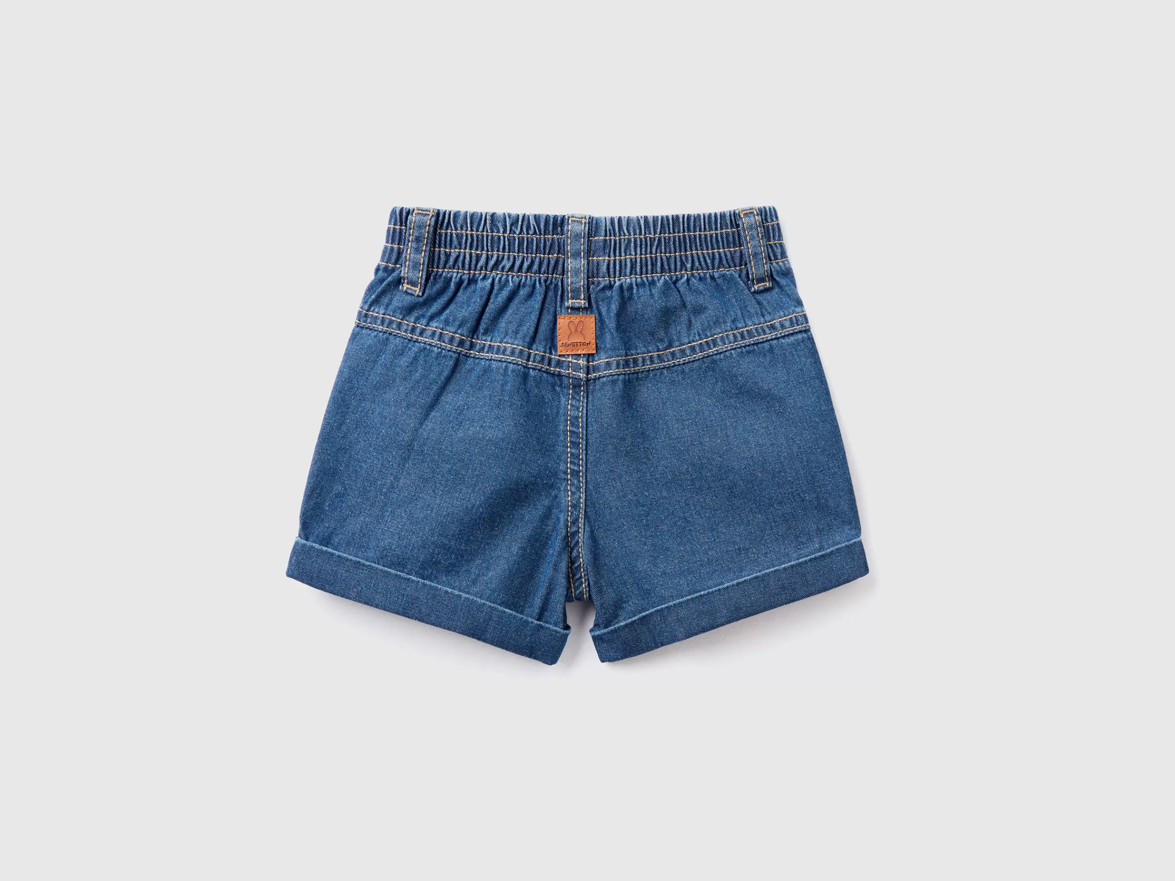 Calças Em Denim Leve^Benetton Cheap