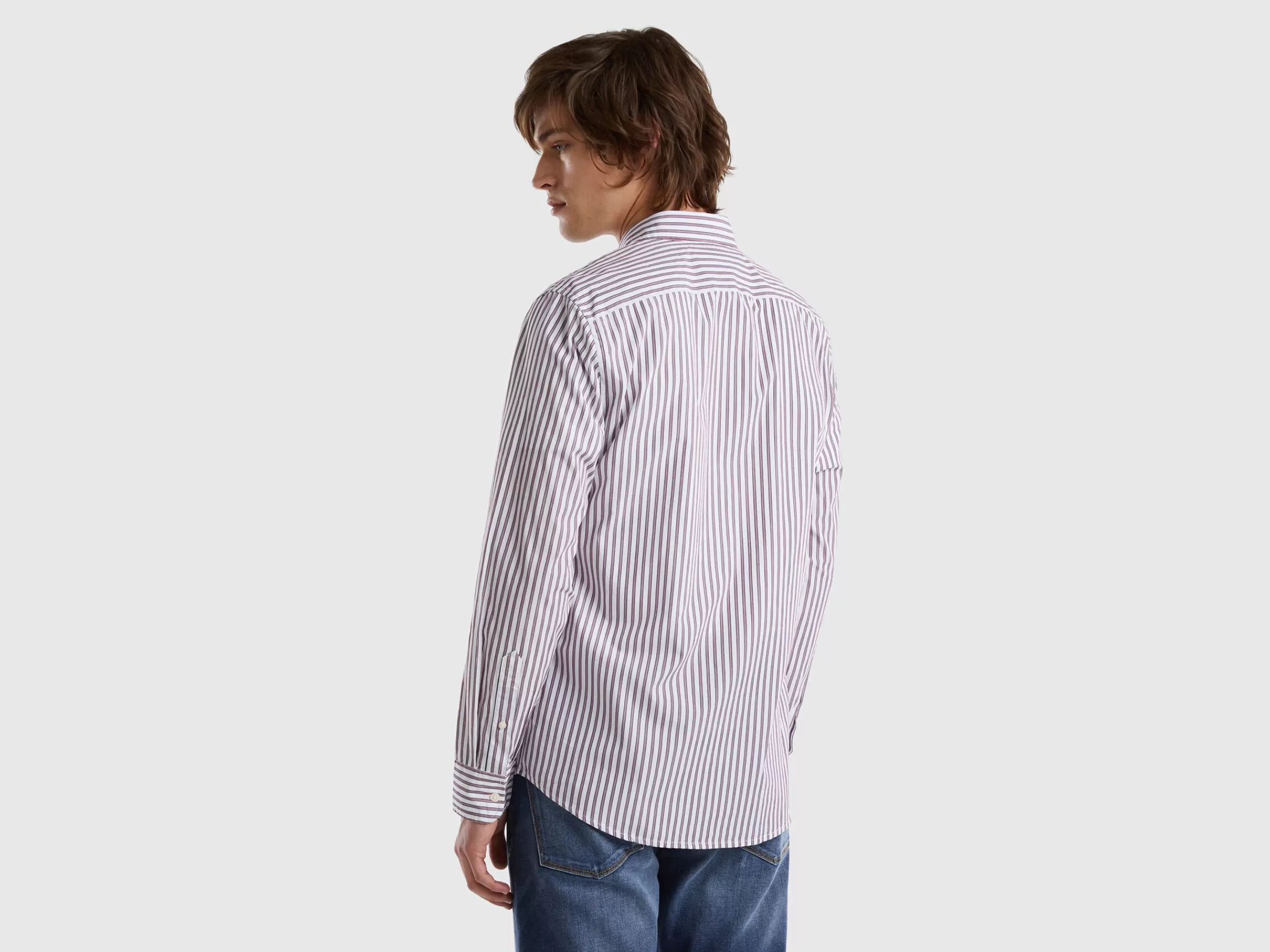 Camisa Padrao 100% Algodão Organico^Benetton Online