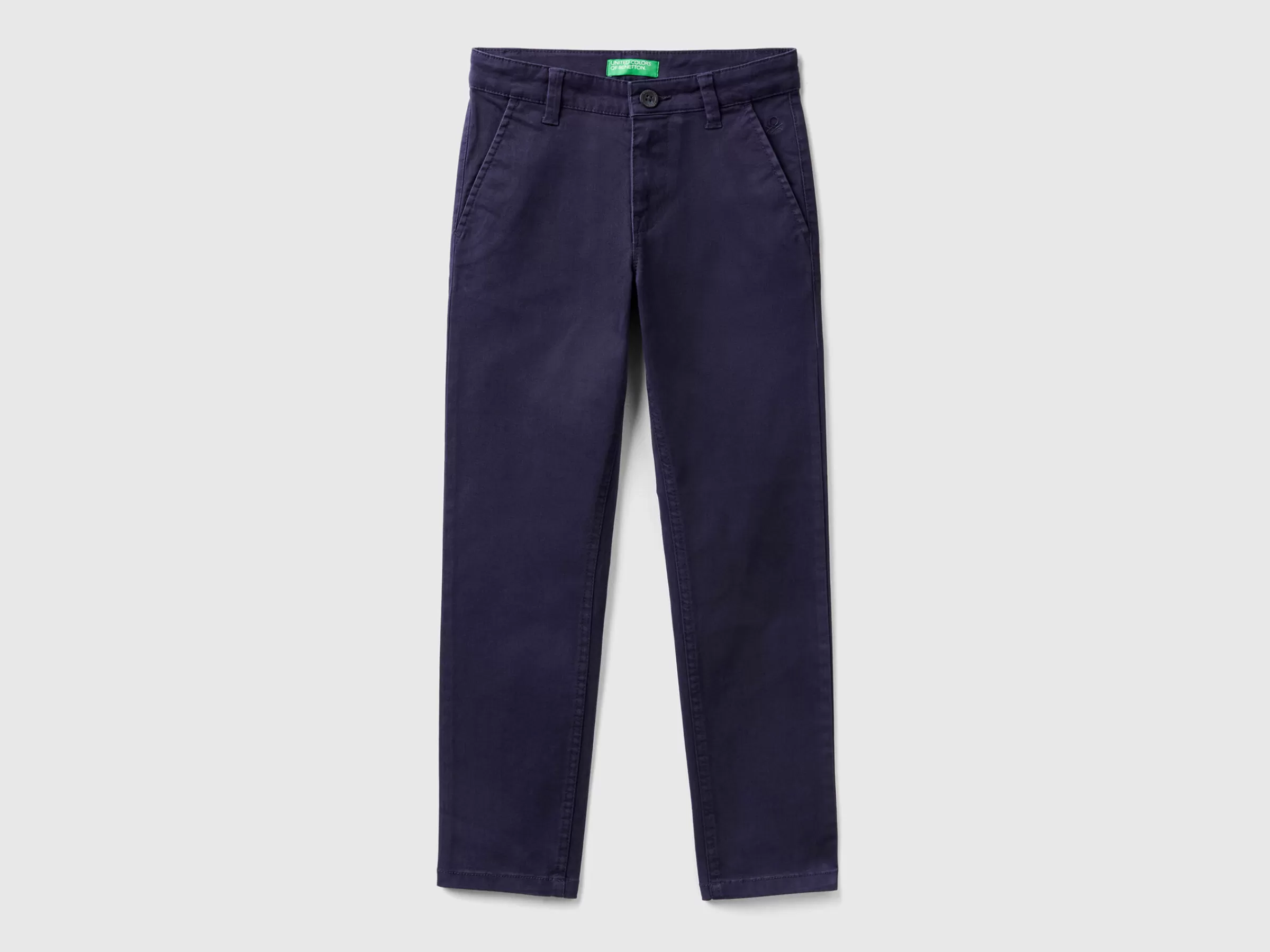 Chinos Slim Fit Em Algodão Stretch^Benetton Online