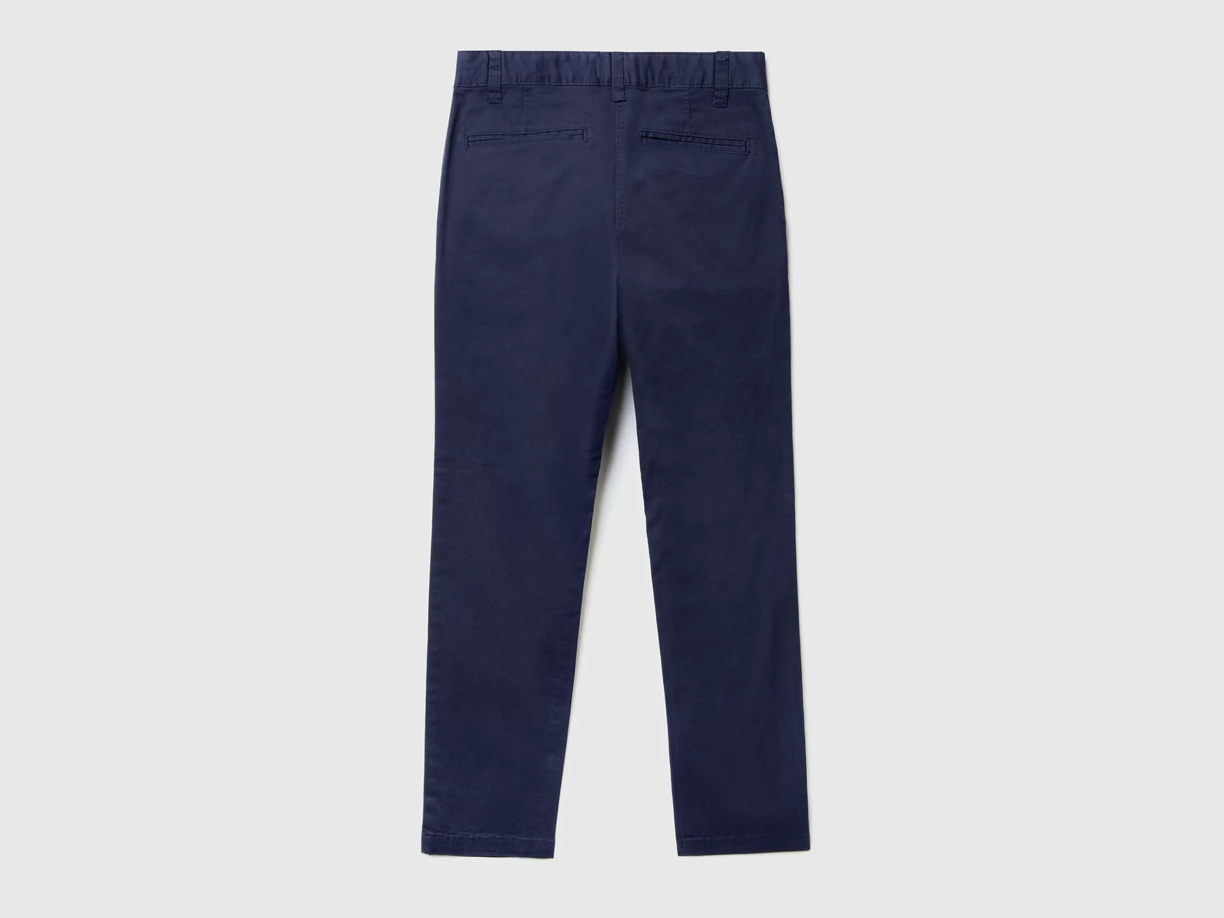 Chinos Slim Fit Em Algodão Stretch^Benetton Cheap