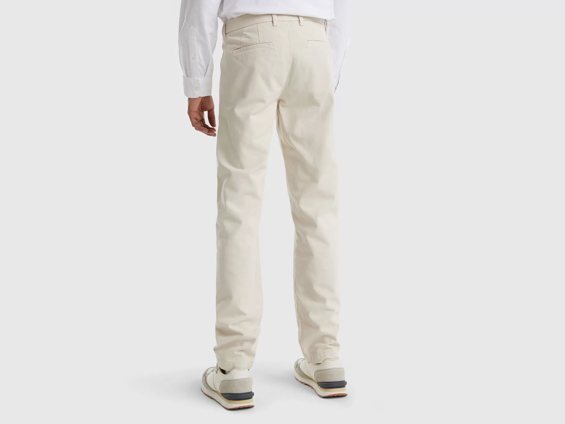 Chinos Slim Fit Em Algodão Stretch^Benetton Online