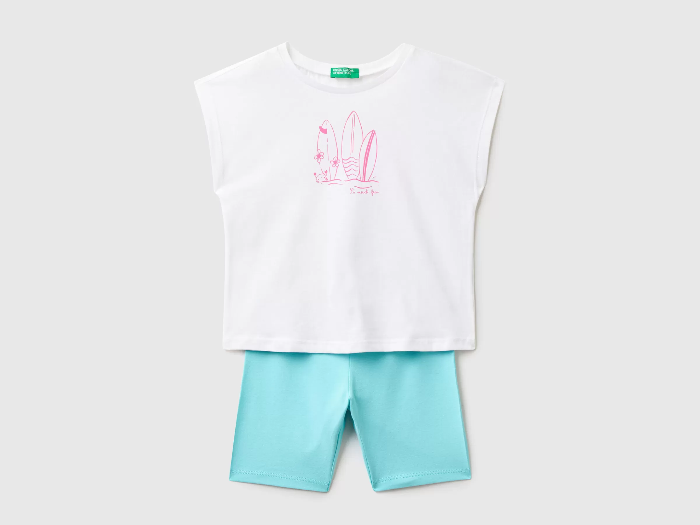 Conjunto De T-Shirt E Calcoes^Benetton Clearance