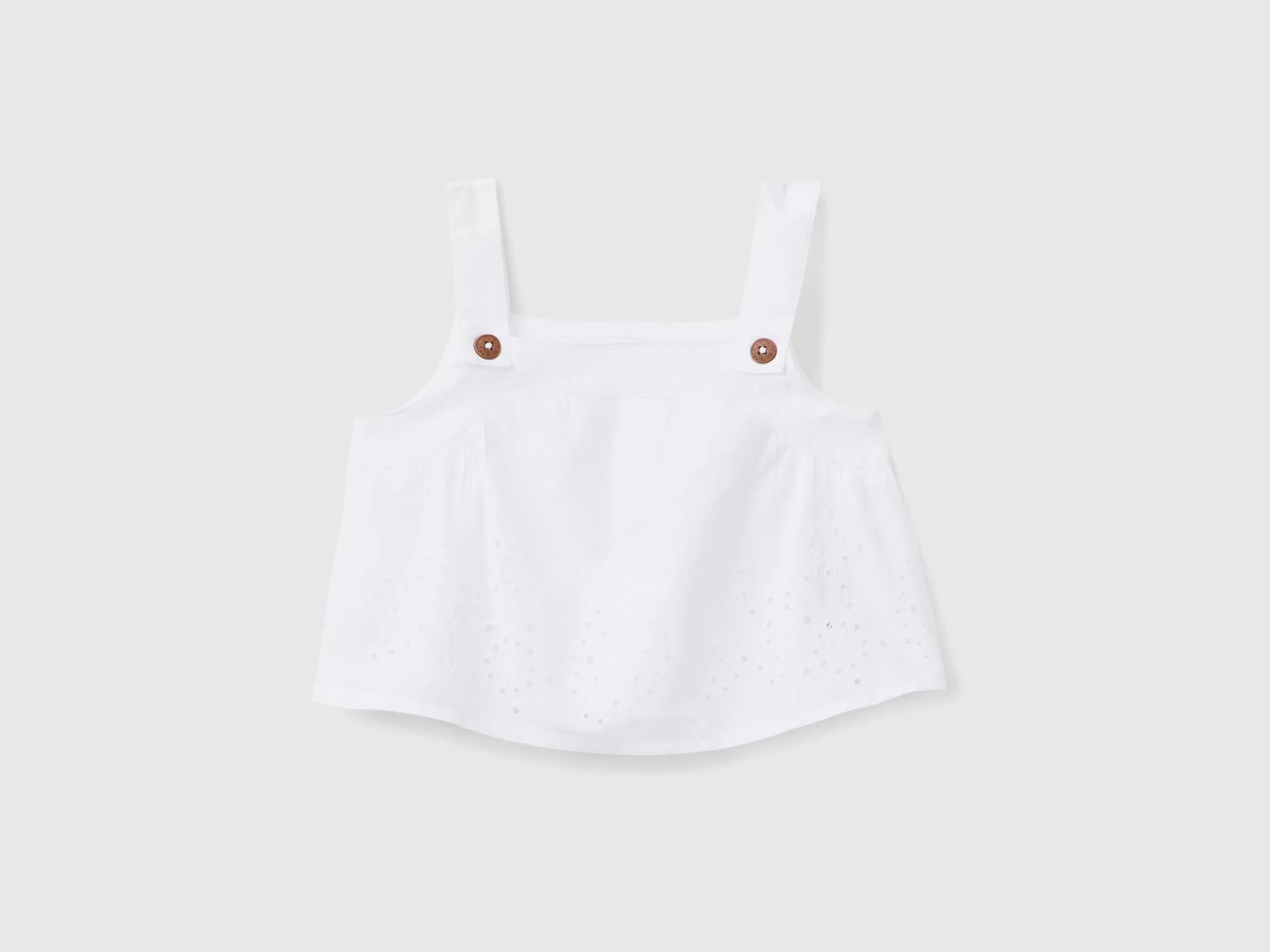 Crop Top Com Bordados^Benetton Sale