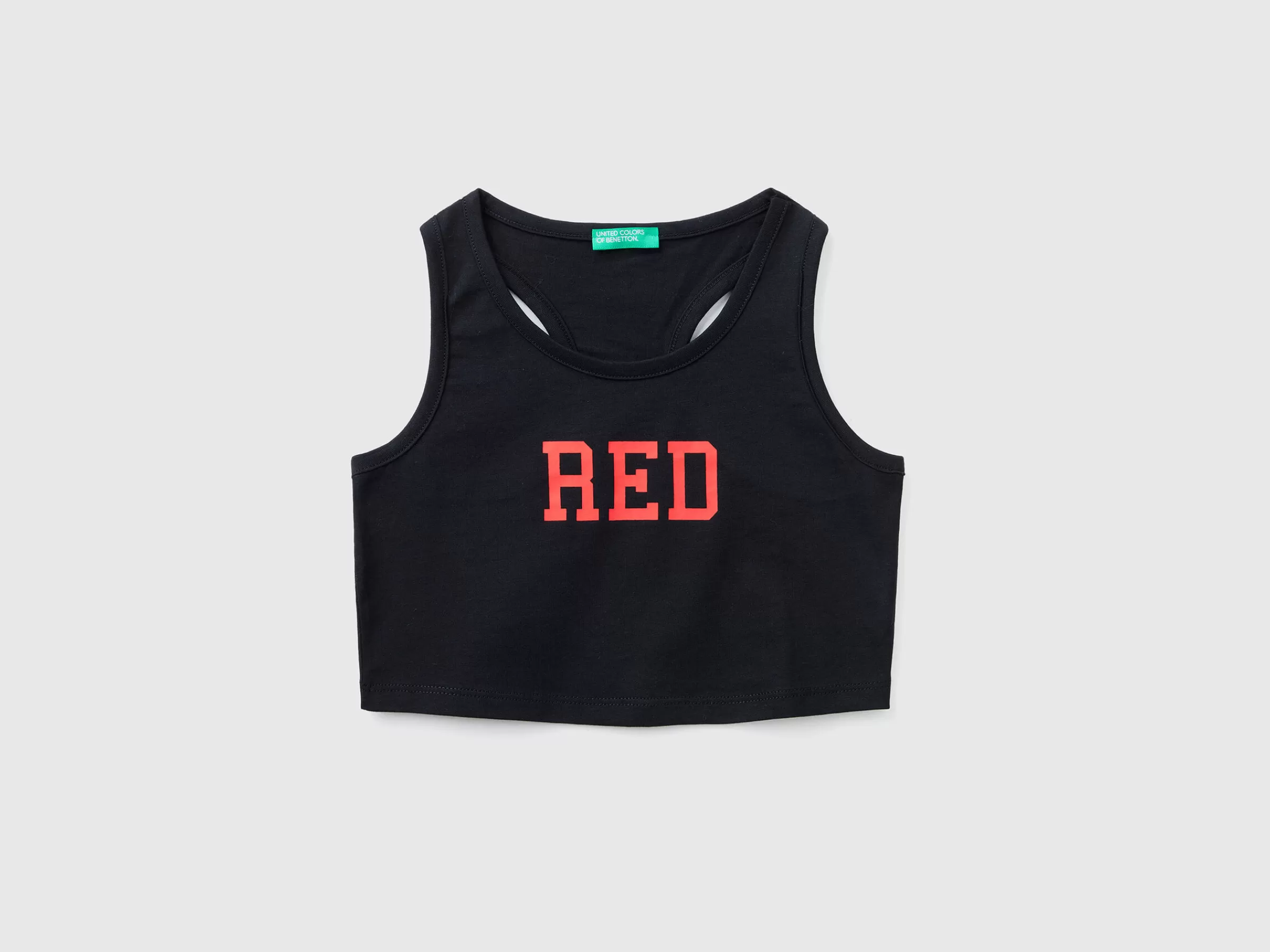 Crop Top Com Estampa^Benetton Fashion