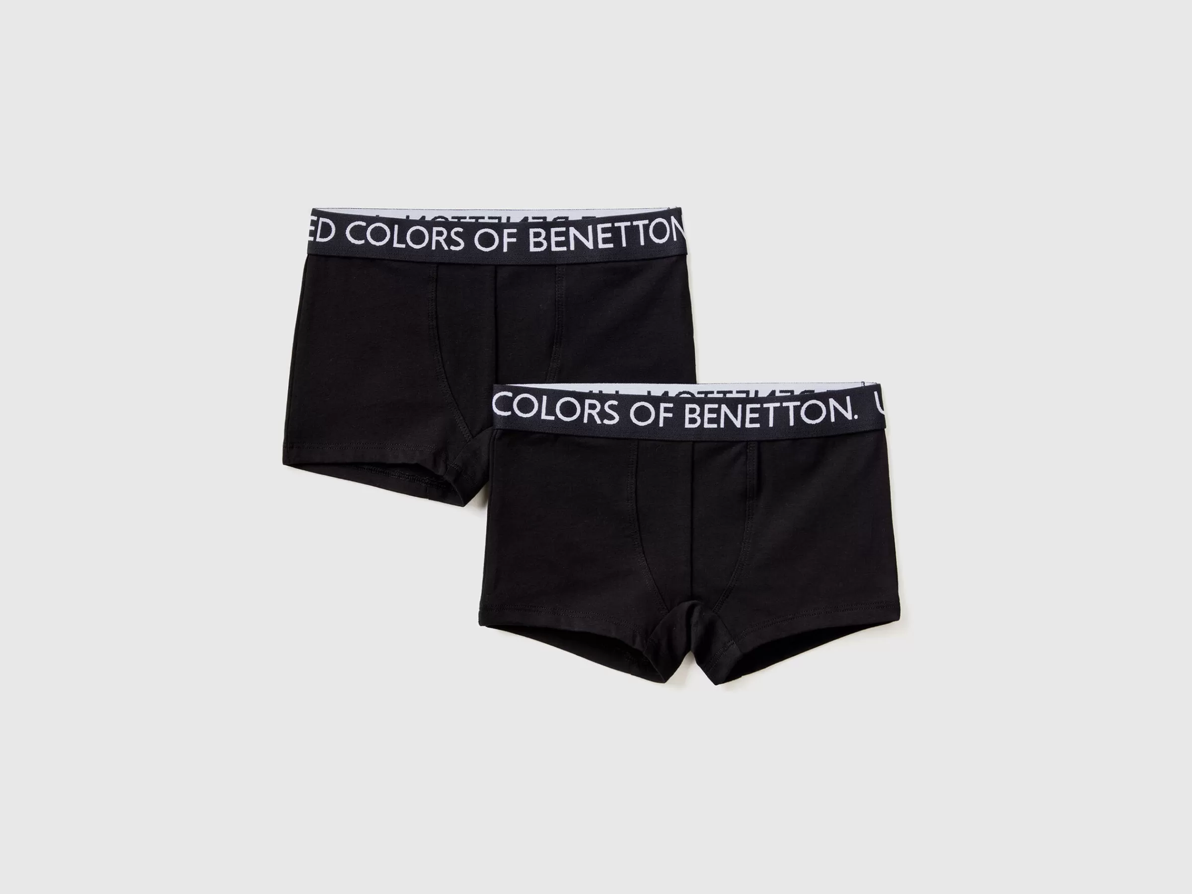 Dois Boxers Com Elastico Logotipo^Benetton Hot