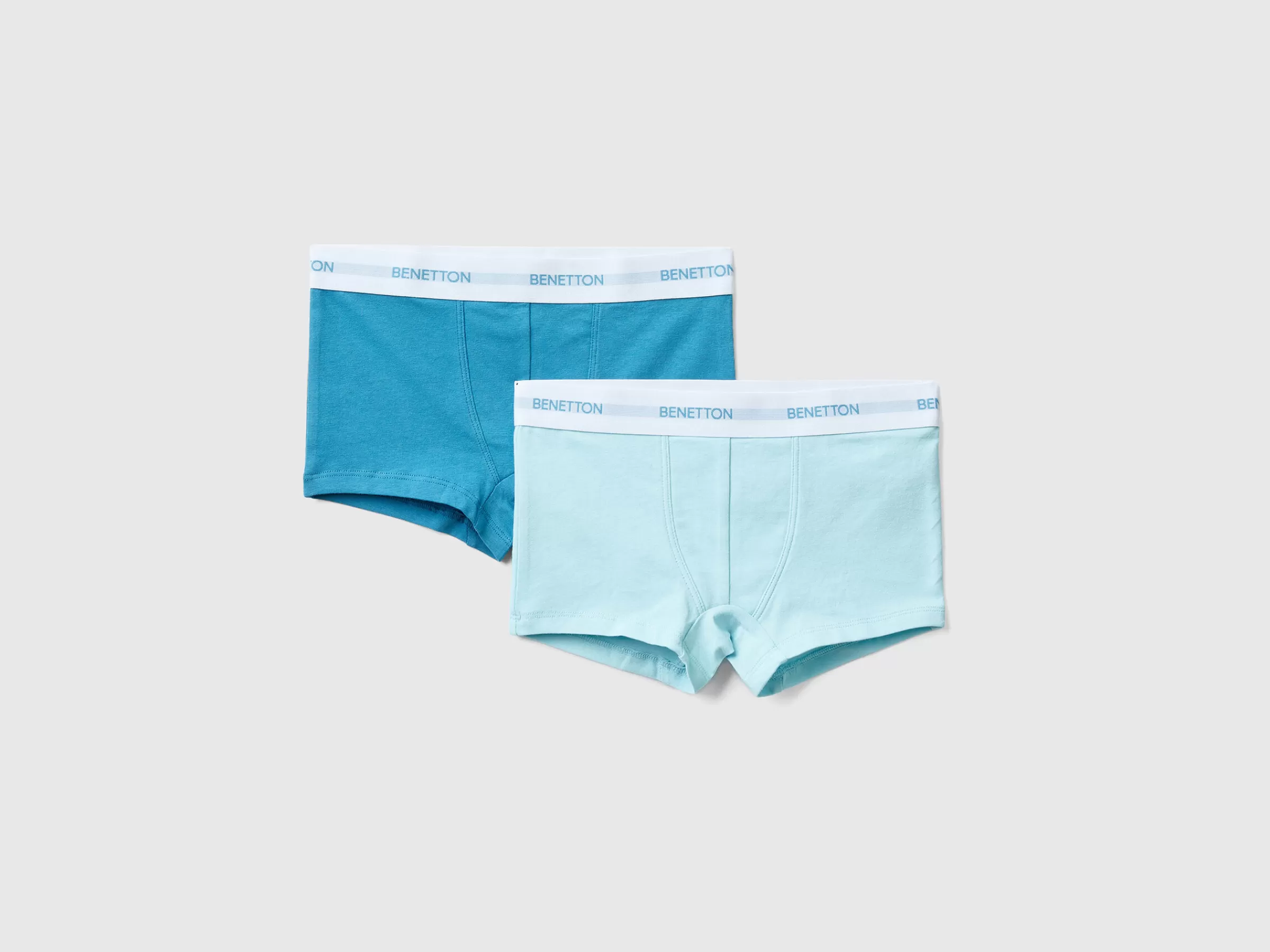 Dois Boxers Com Elastico Logotipo^Benetton Hot