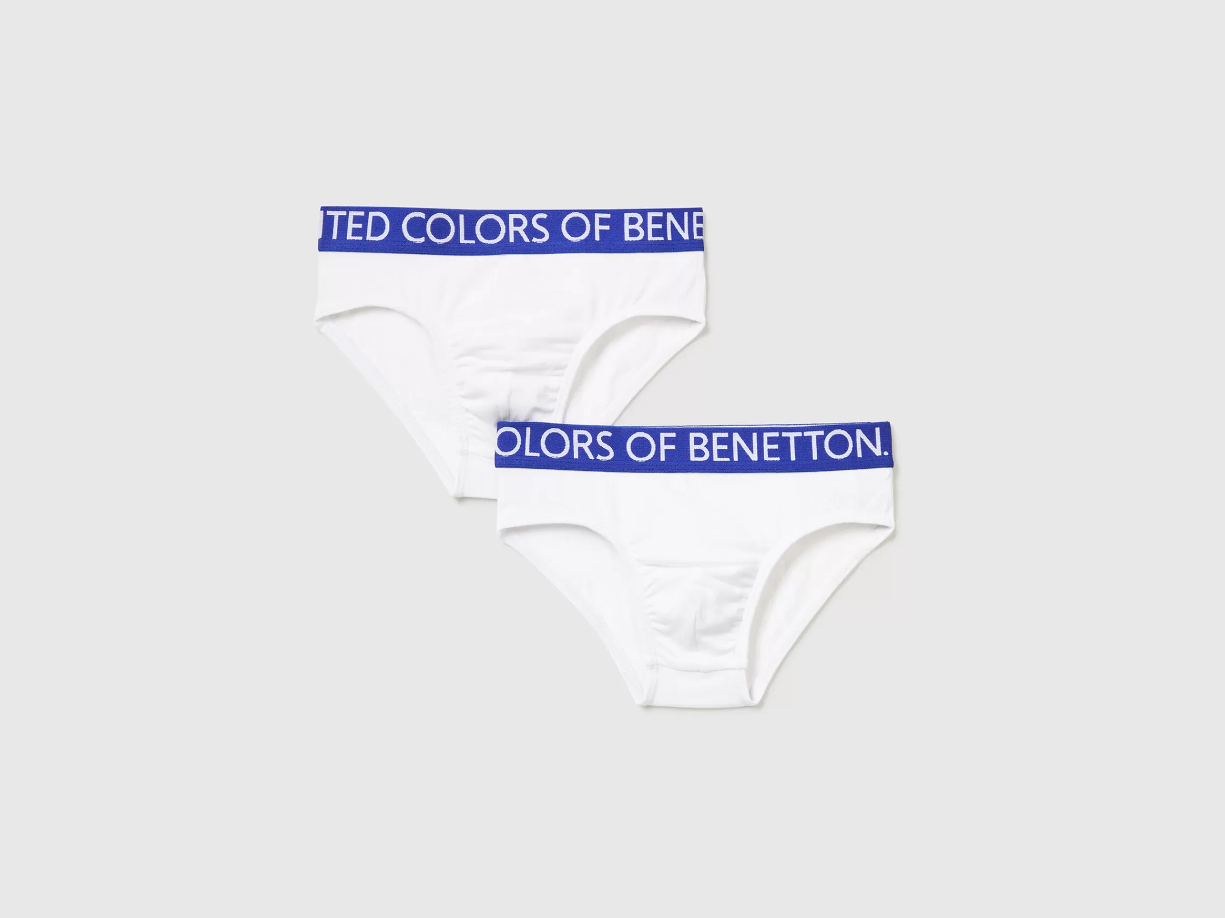 Dois Slips Com Elastico Logotipo^Benetton Shop