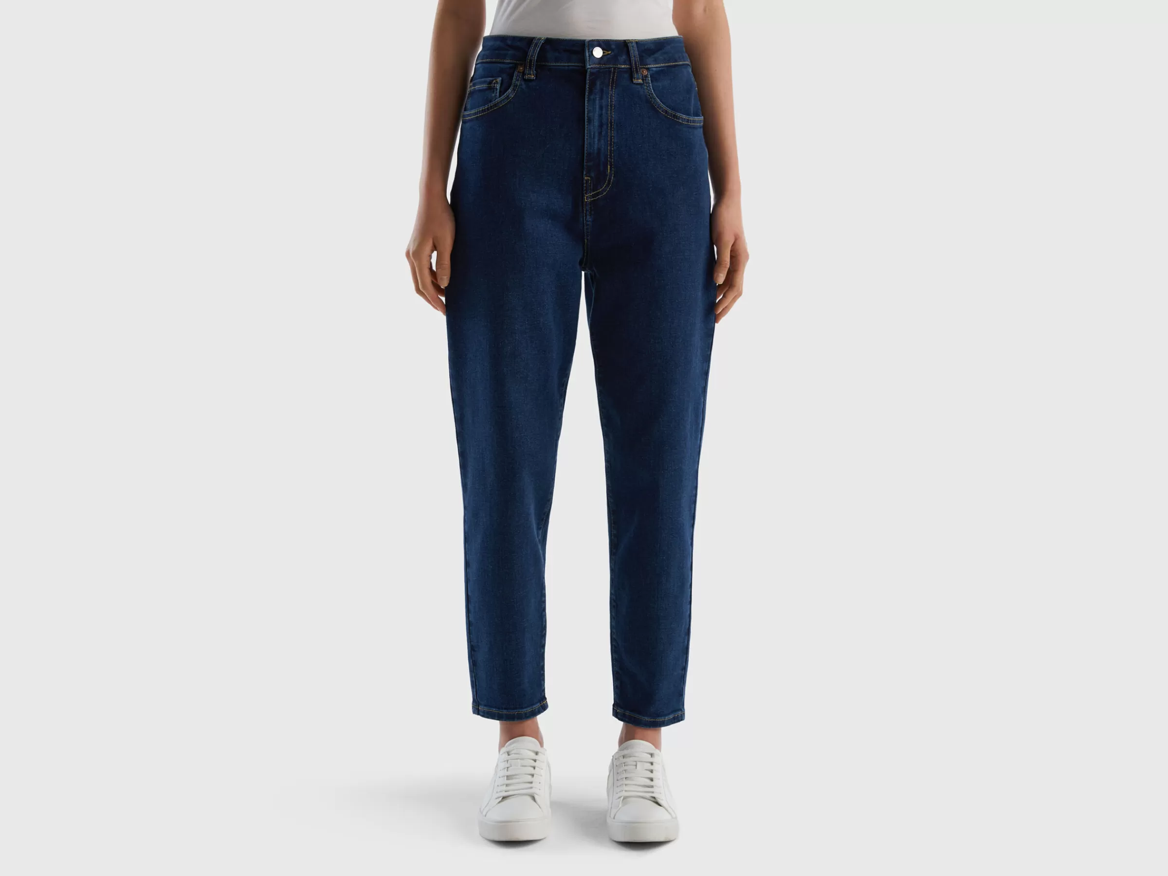 Jeans Cropped Mom Fit^Benetton Outlet