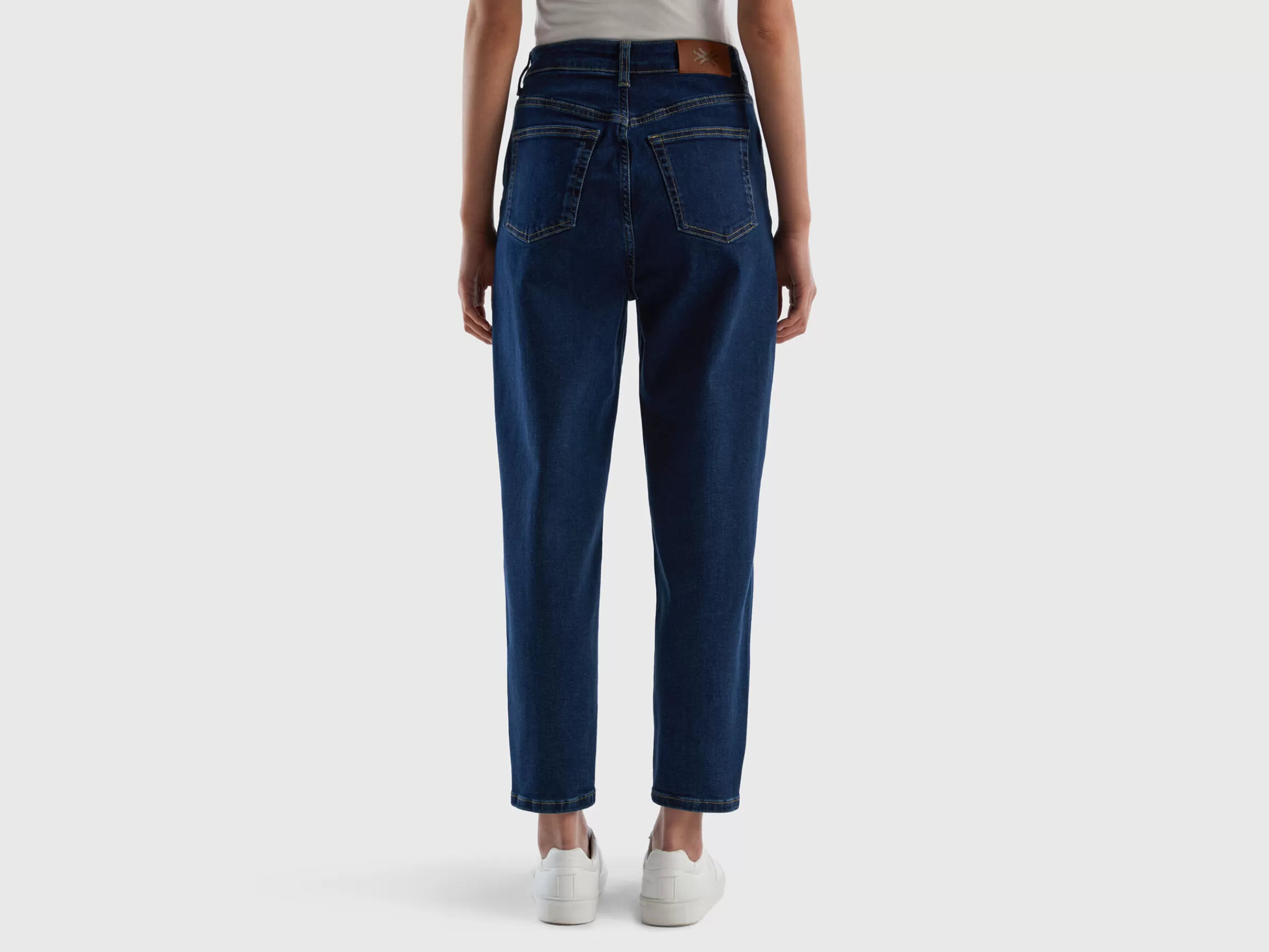 Jeans Cropped Mom Fit^Benetton Outlet