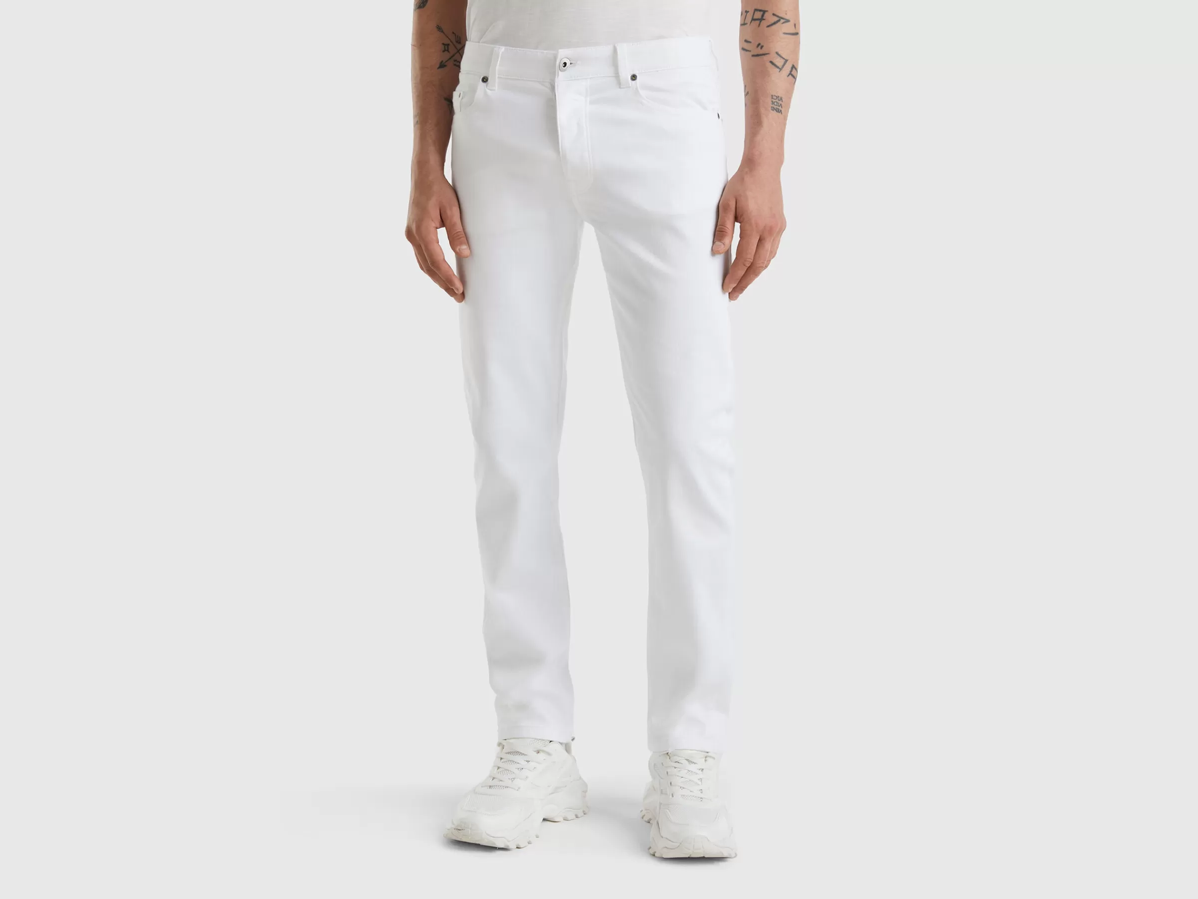 Jeans Leves Slim Fit^Benetton Shop