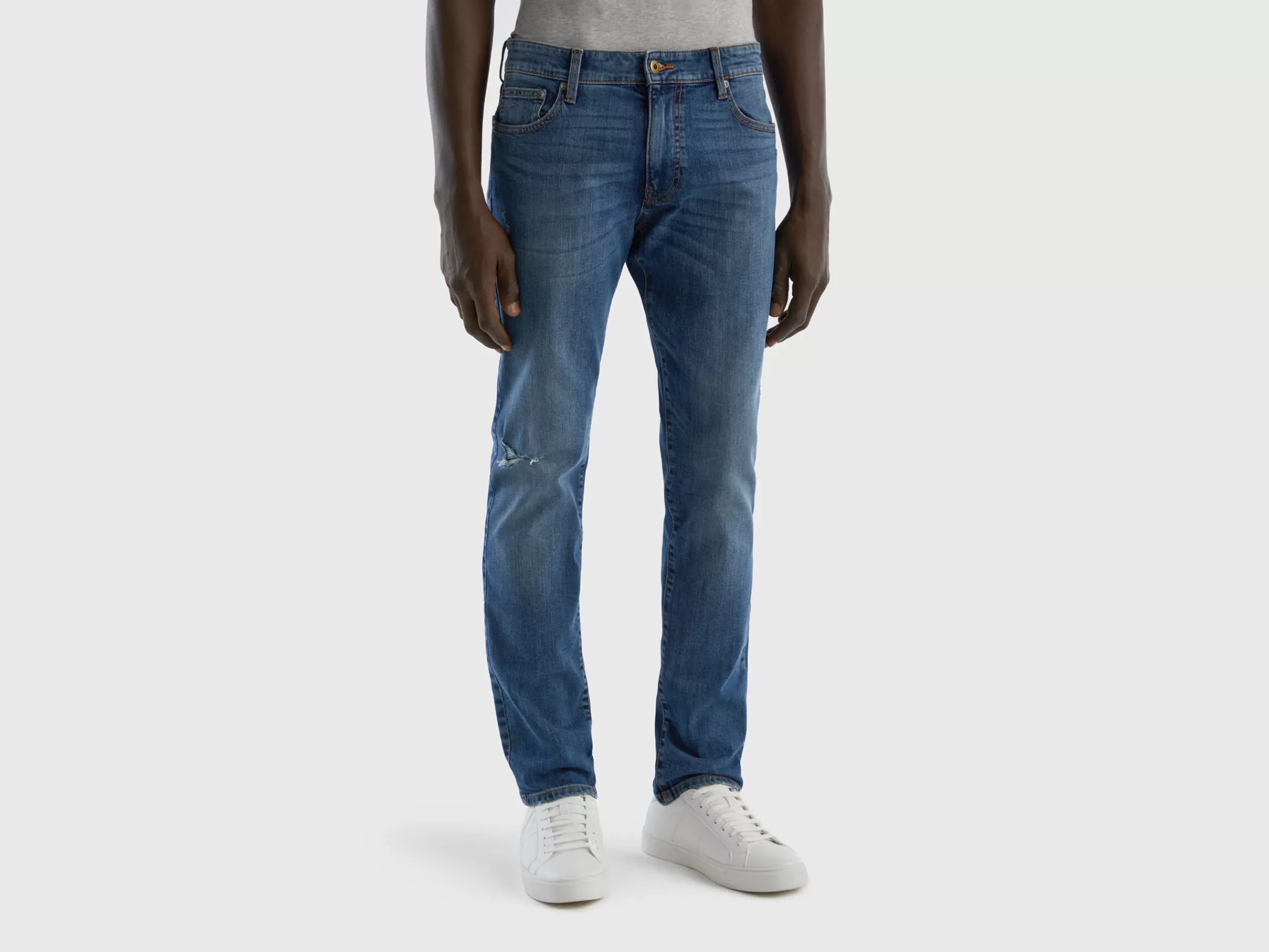 Jeans Slim Fit Elasticos^Benetton Store