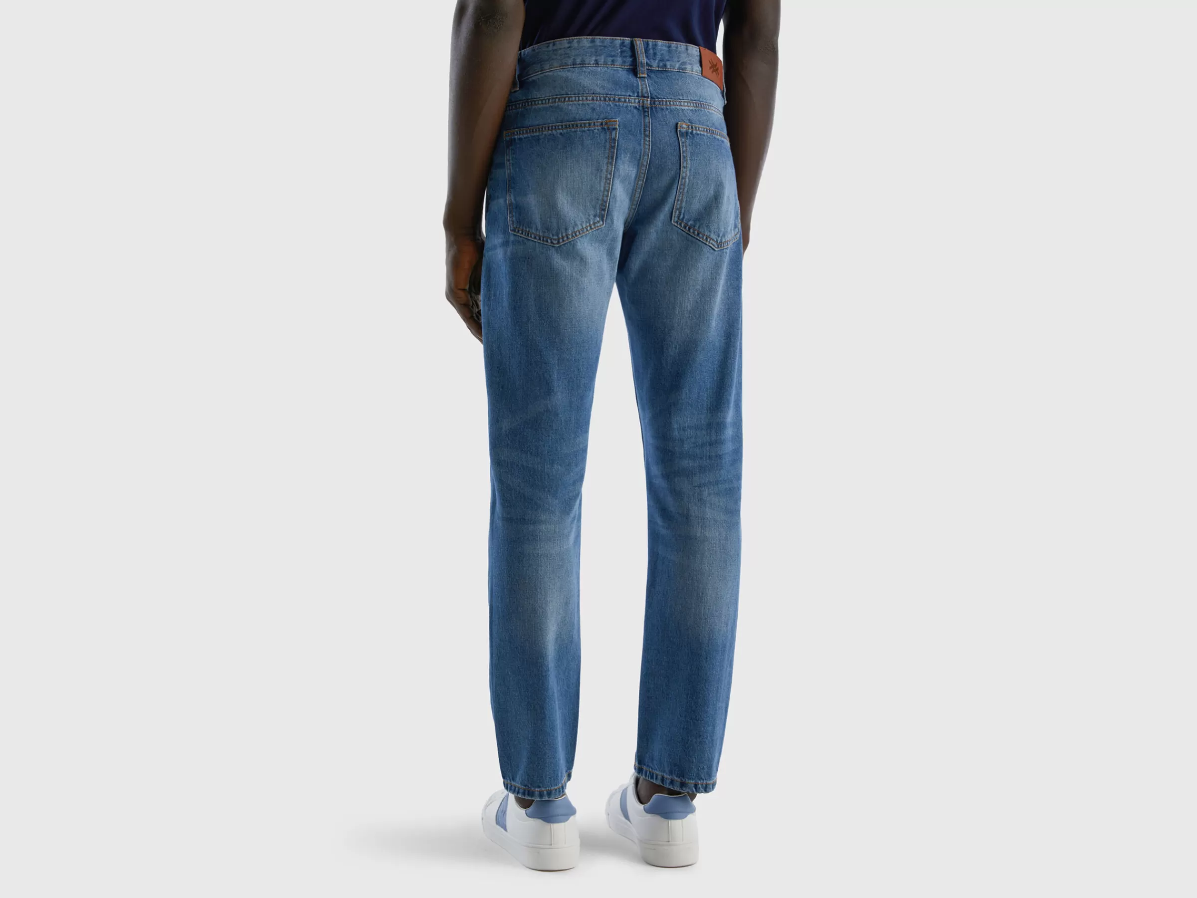 Jeans Straight Leg 100% Algodão^Benetton Store