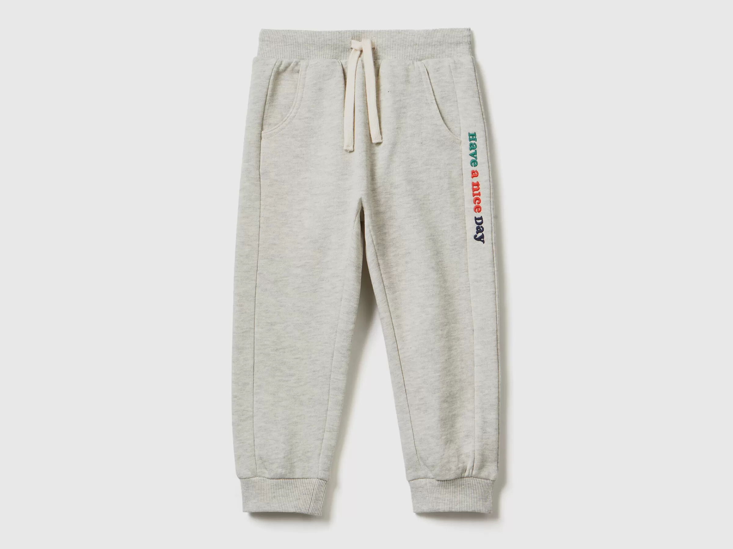 Joggers Com Bordado^Benetton Online