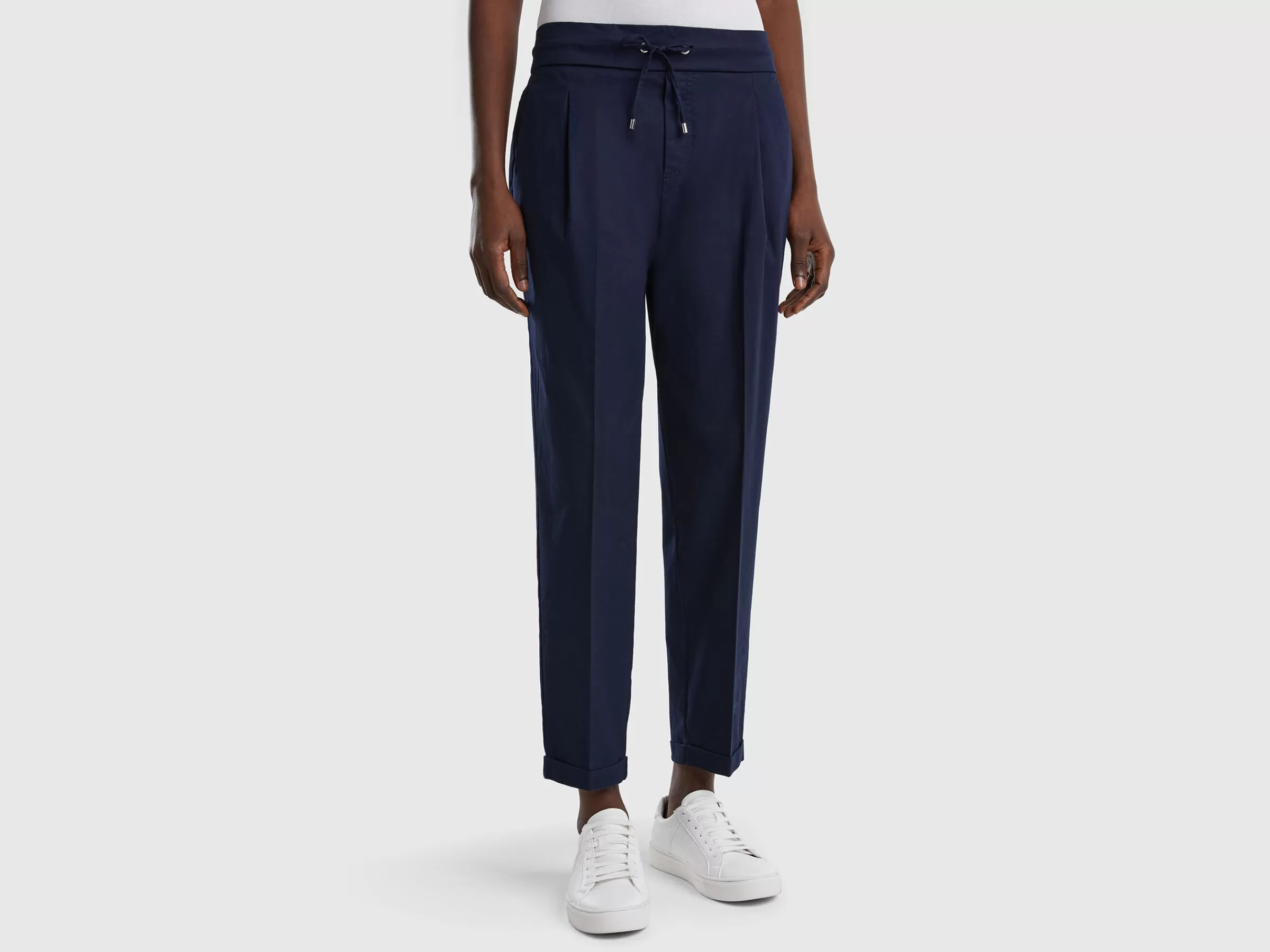 Joggers Em Algodão Stretch^Benetton Outlet