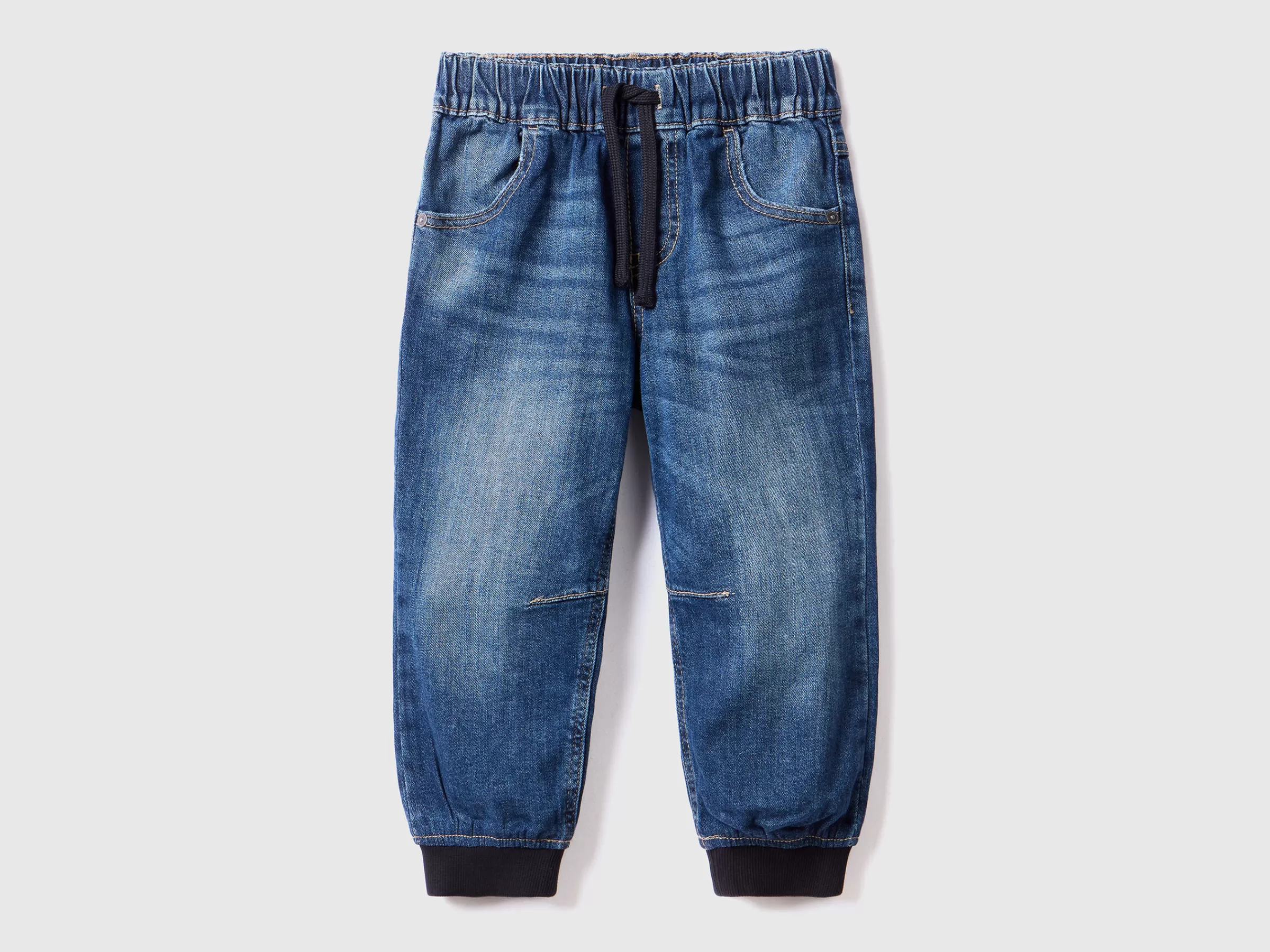 Joggers Em Denim Stretch^Benetton Online