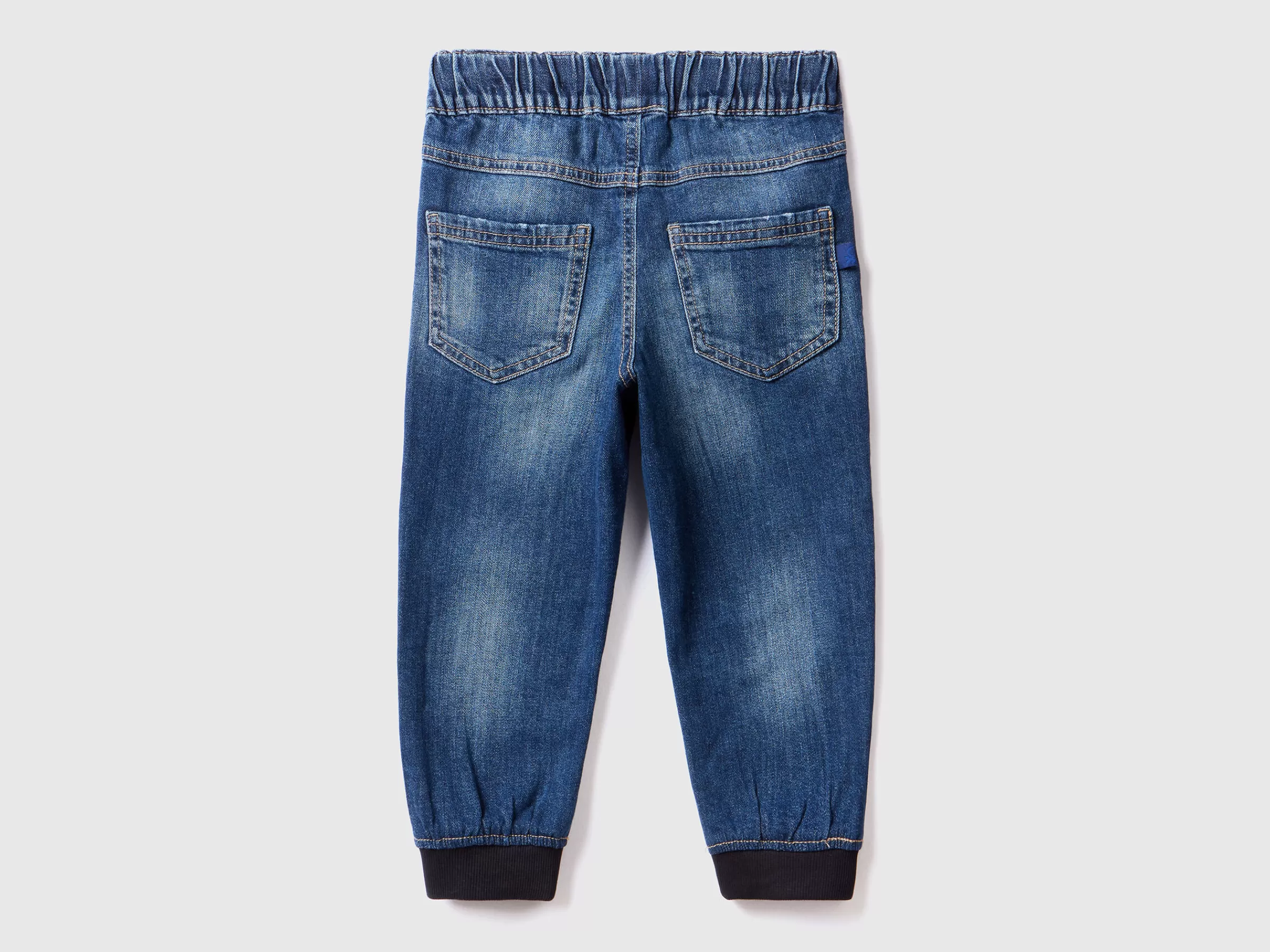 Joggers Em Denim Stretch^Benetton Online