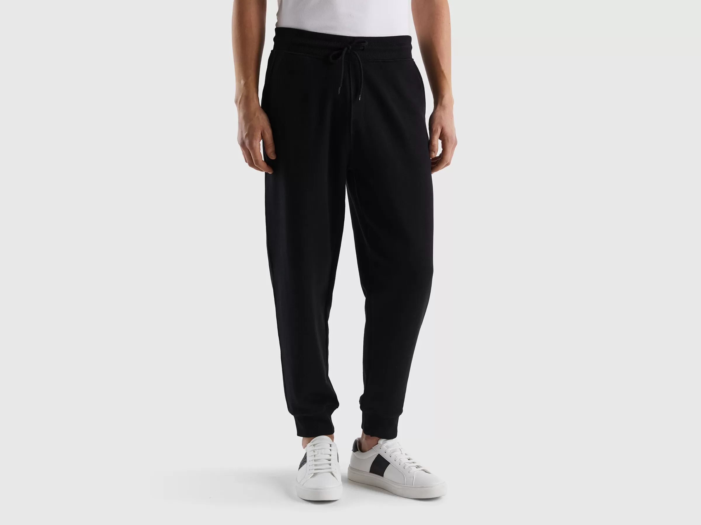 Joggers Em Felpo 100% Algodão^Benetton Cheap