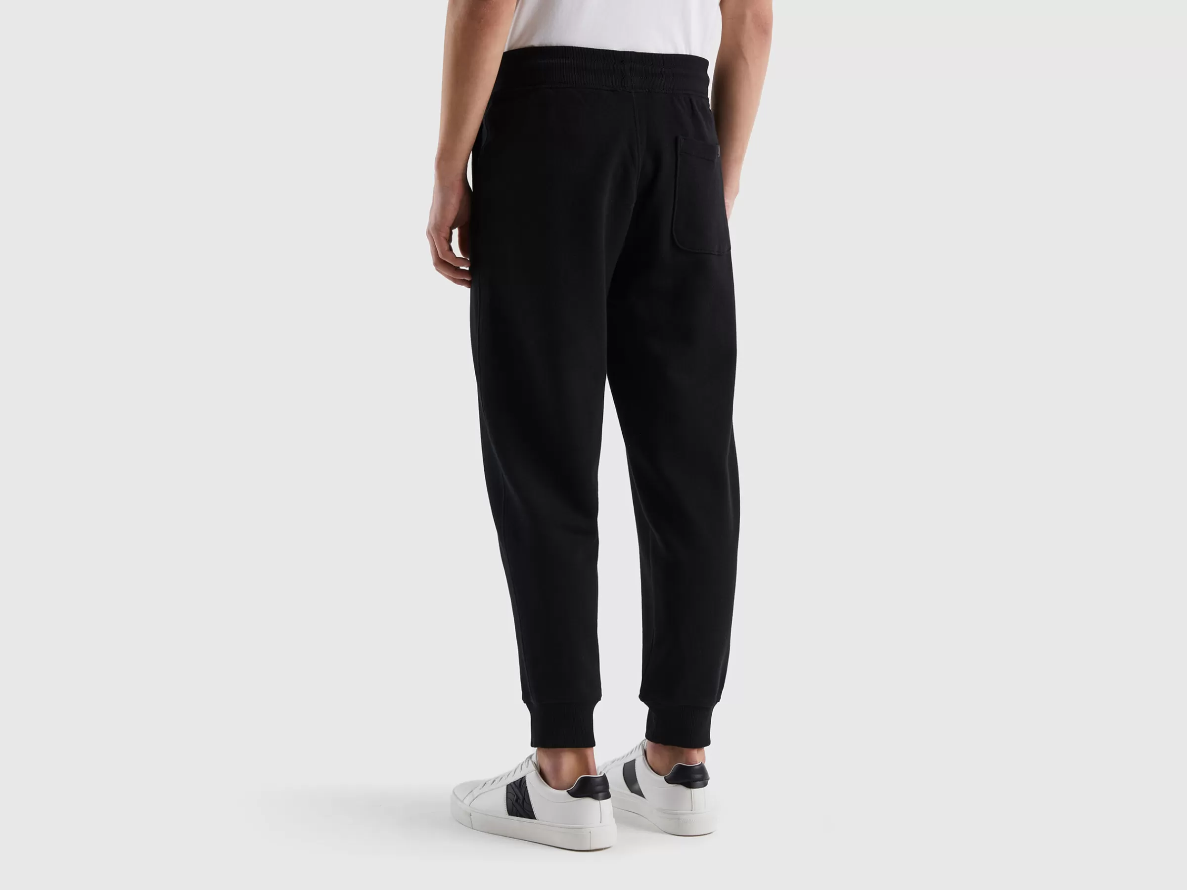 Joggers Em Felpo 100% Algodão^Benetton Cheap