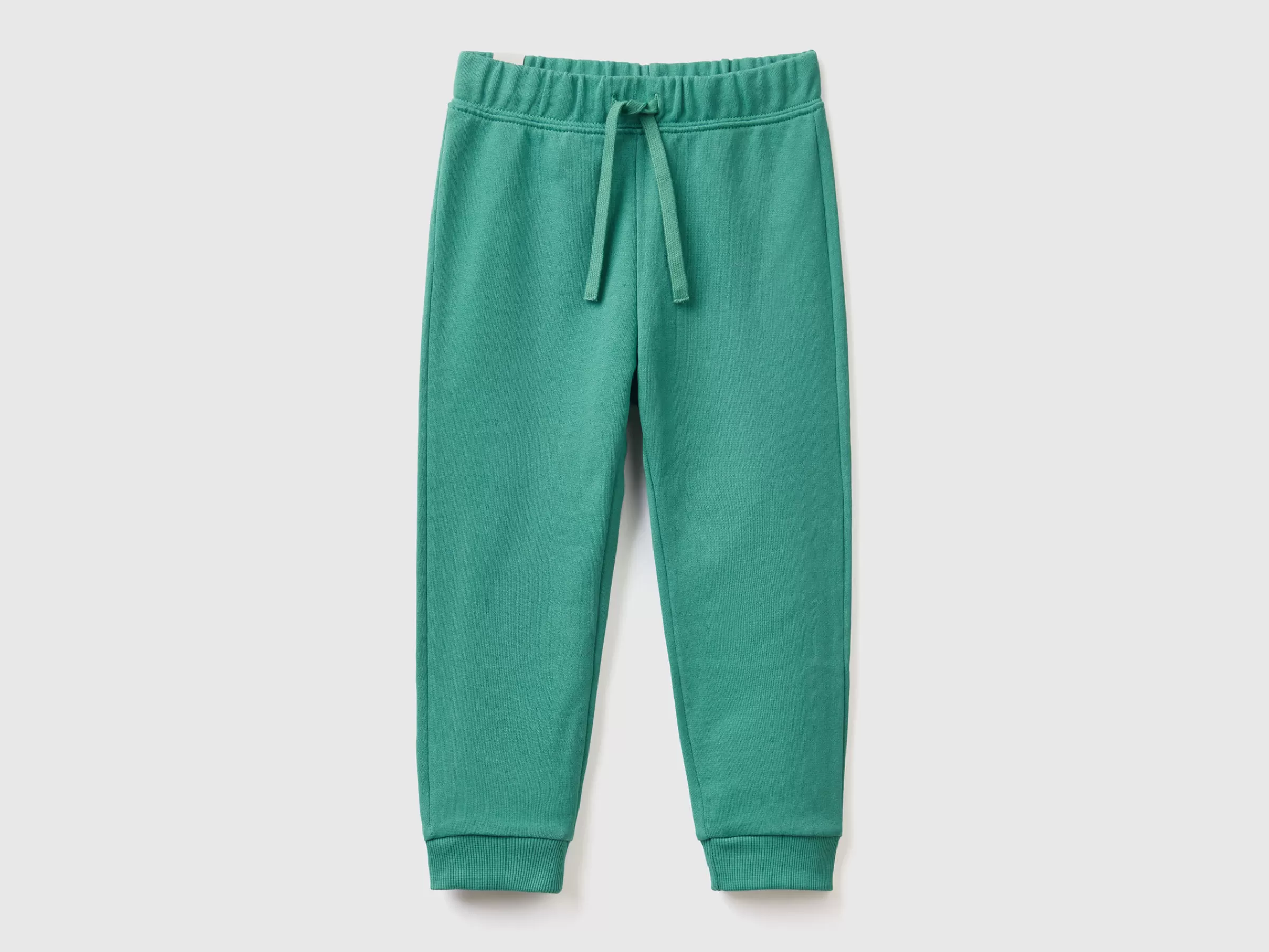 Joggers Em Felpo De Algodão Organico^Benetton Cheap